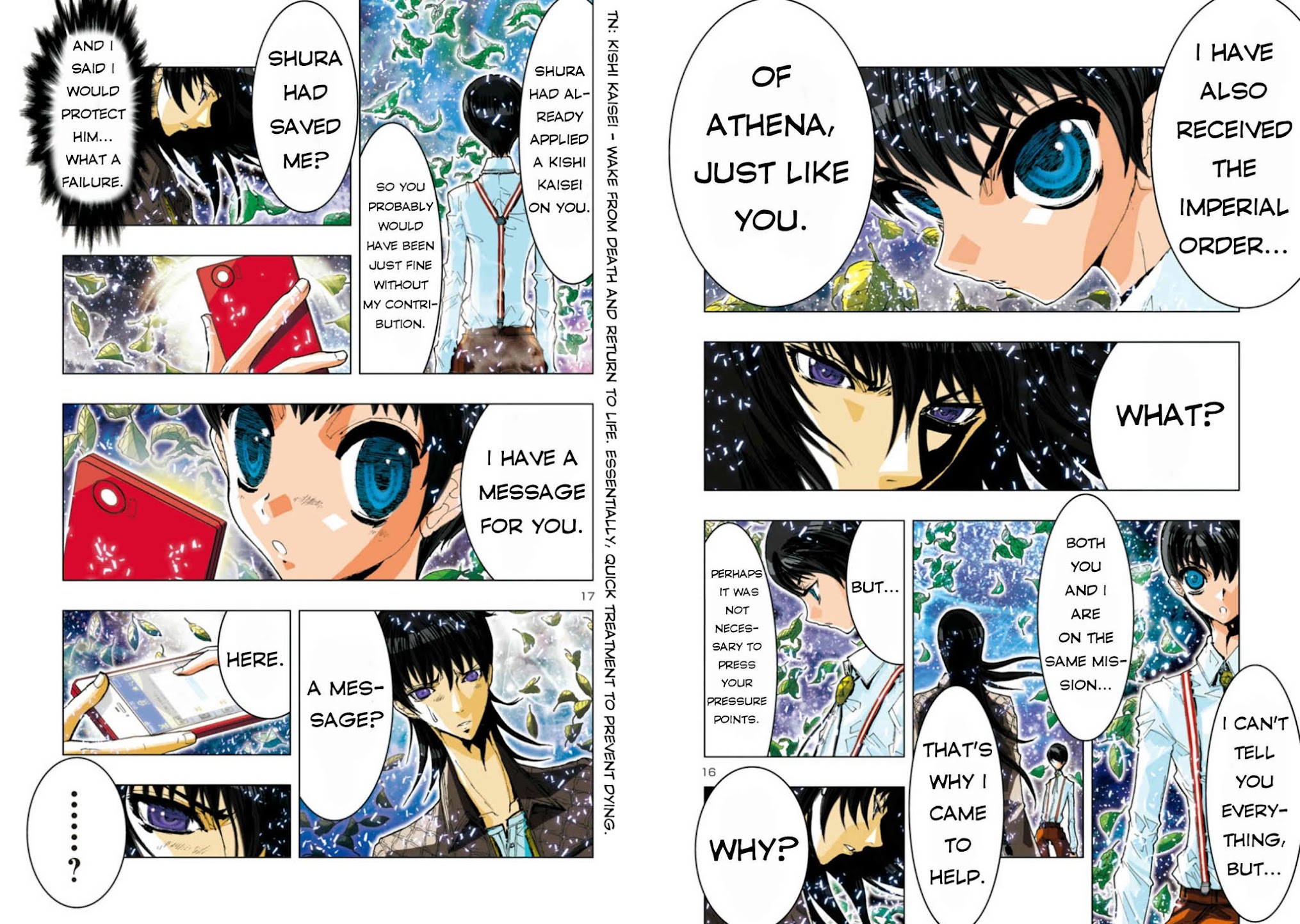 Saint Seiya Episode.G -Assassin- Chapter 21 page 11 - Chapter 21: The Land of Tomorrow