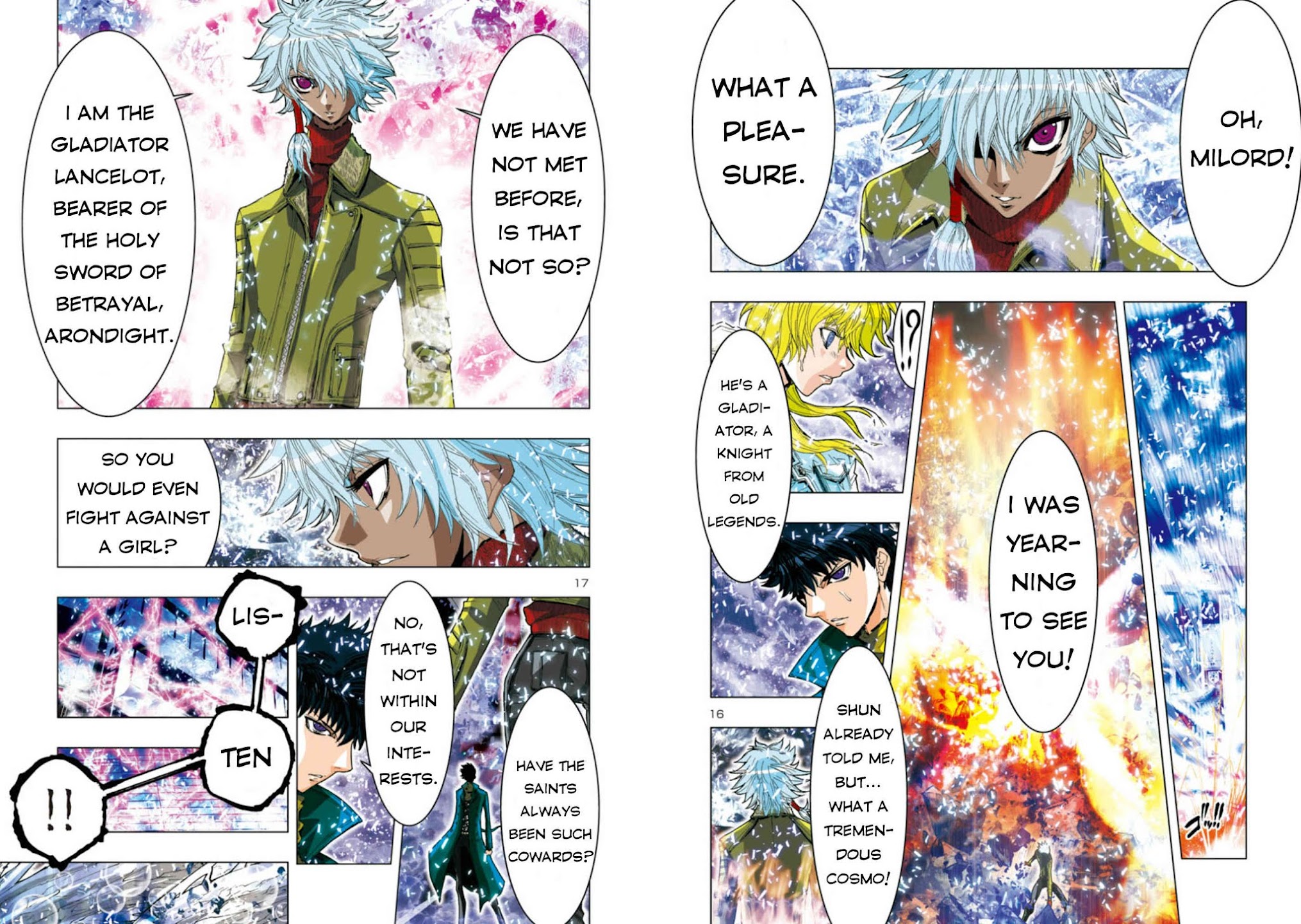 Saint Seiya Episode.G -Assassin- Chapter 25 page 11 - Chapter 25: Downburst