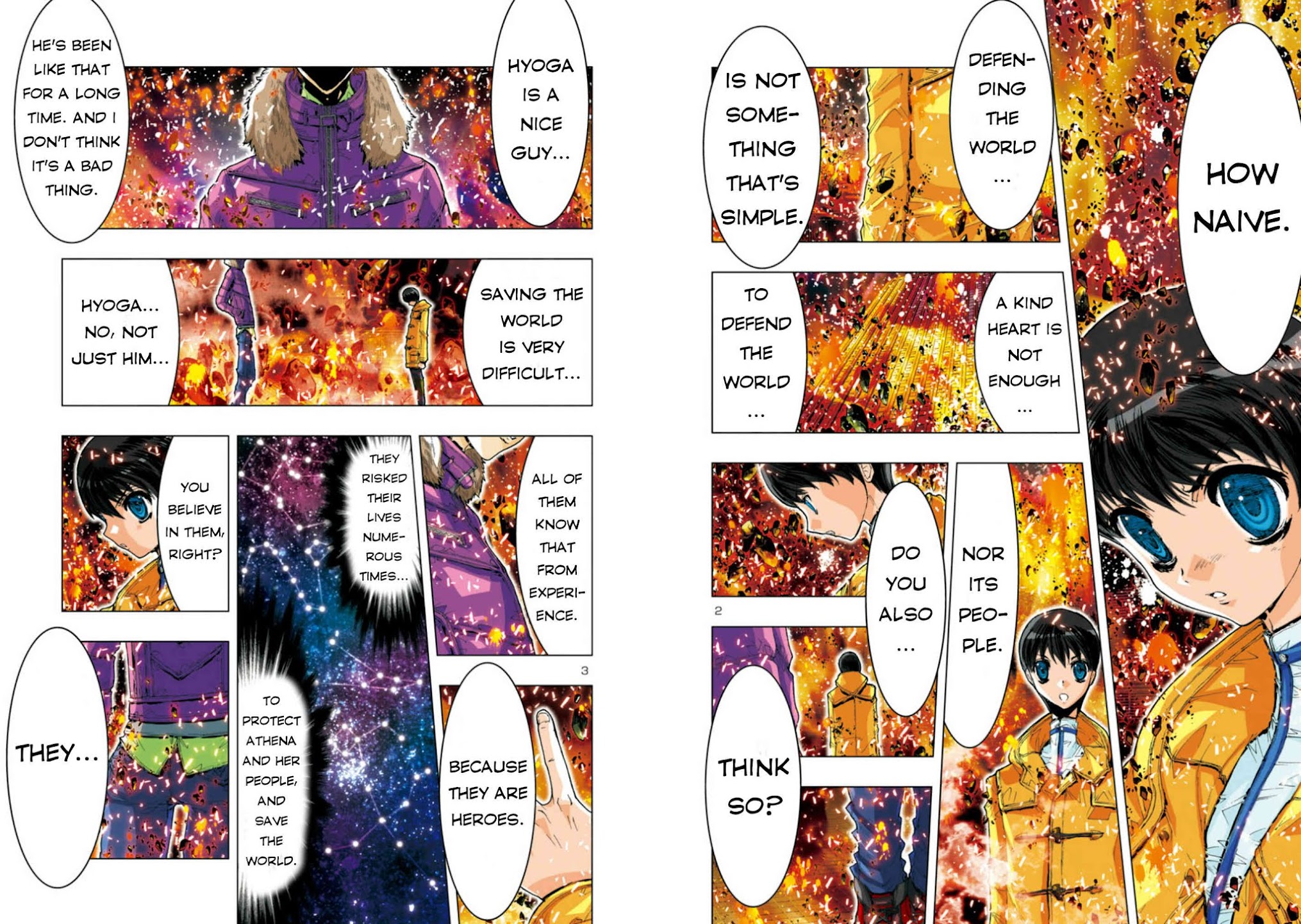 Saint Seiya Episode.G -Assassin- Chapter 29 page 4 - Chapter 29: Admiration