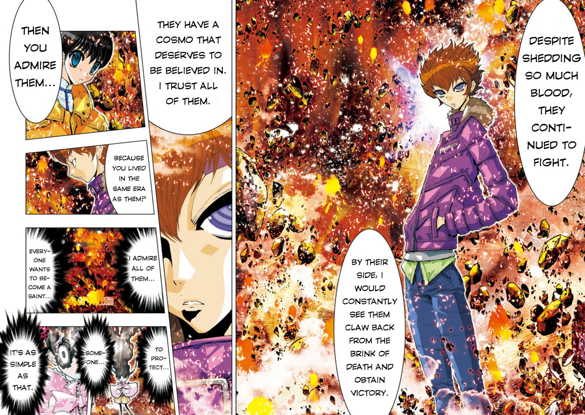 Saint Seiya Episode.G -Assassin- Chapter 29 page 5 - Chapter 29: Admiration
