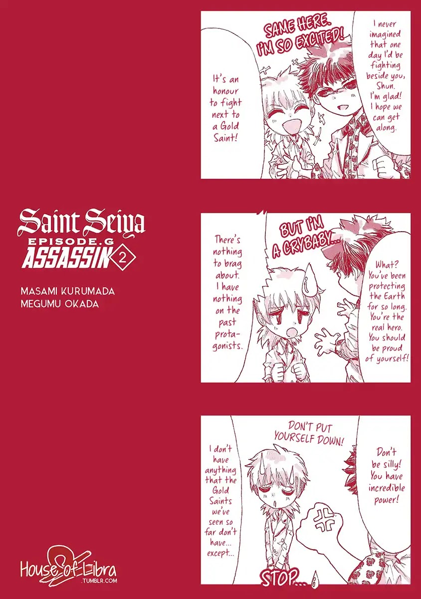 Saint Seiya Episode.G -Assassin- Chapter 3.9 page 3 - Chapter 3.9: Omake