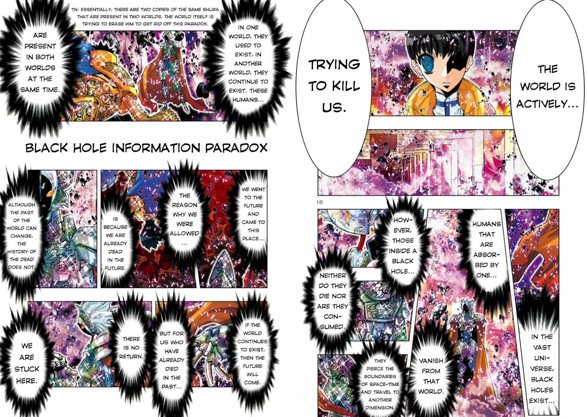 Saint Seiya Episode.G -Assassin- Chapter 31 page 11 - Chapter 31: Black Hole