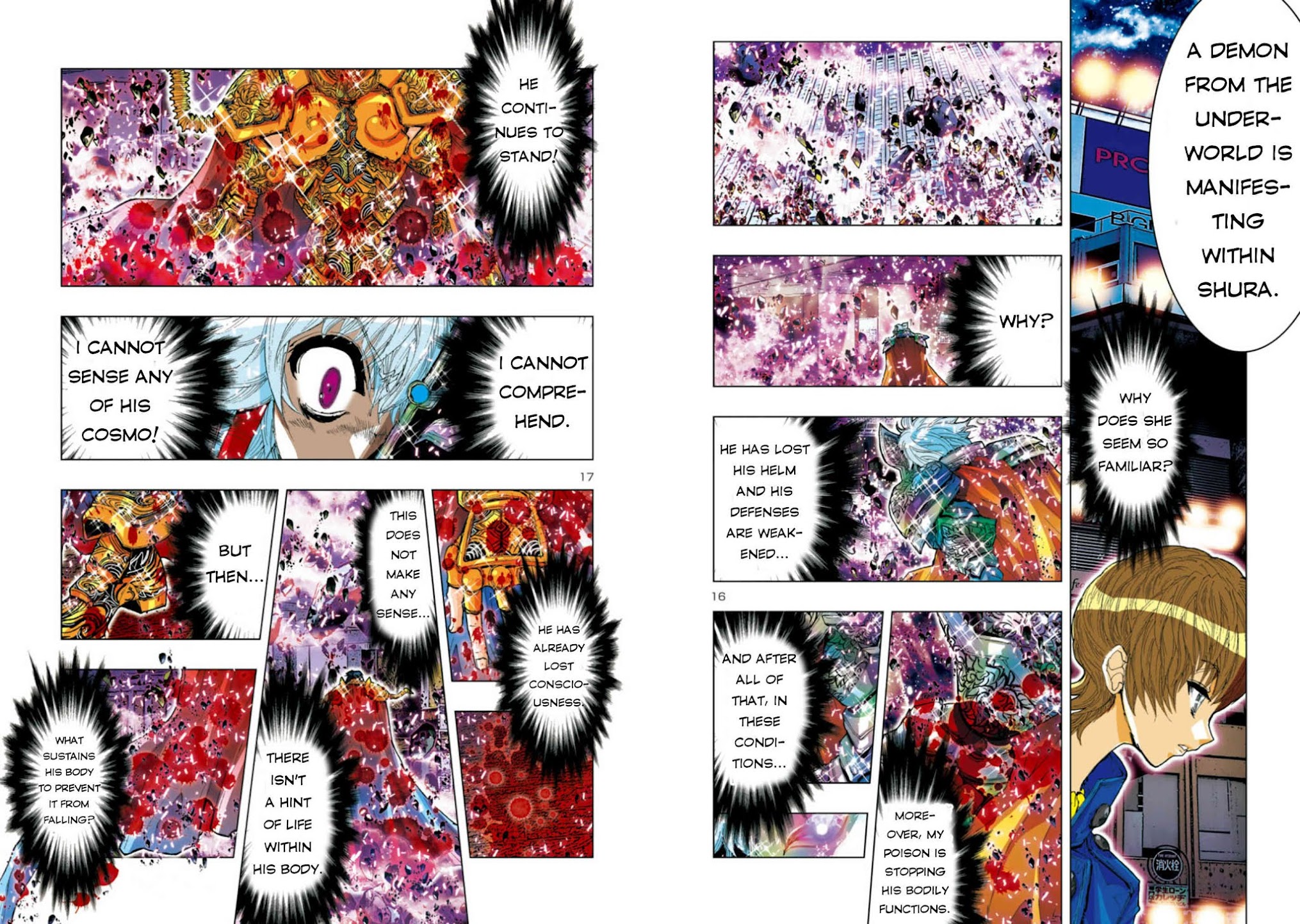 Saint Seiya Episode.G -Assassin- Chapter 33 page 11 - Chapter 33: Absolute Darkness