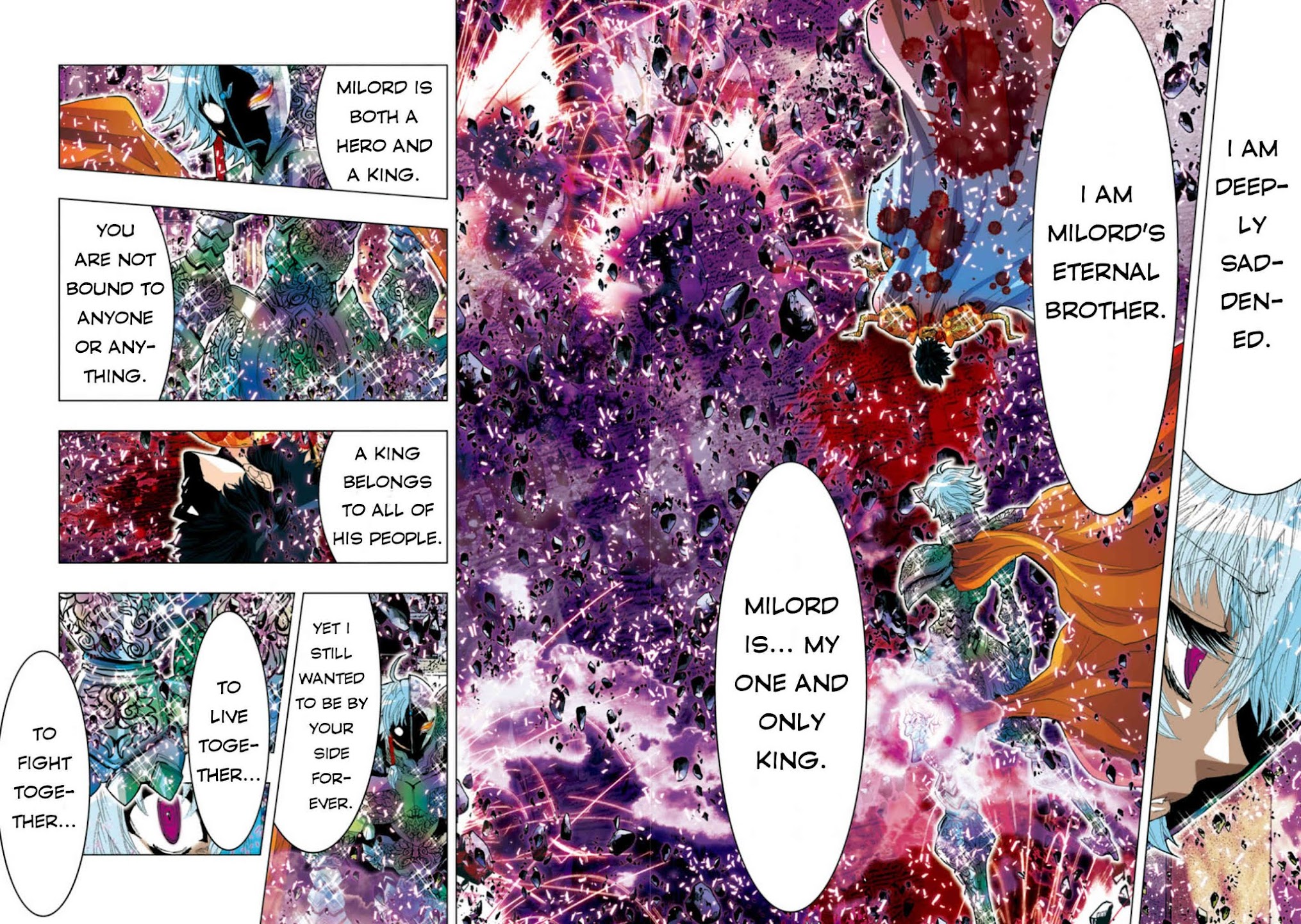 Saint Seiya Episode.G -Assassin- Chapter 33 page 4 - Chapter 33: Absolute Darkness