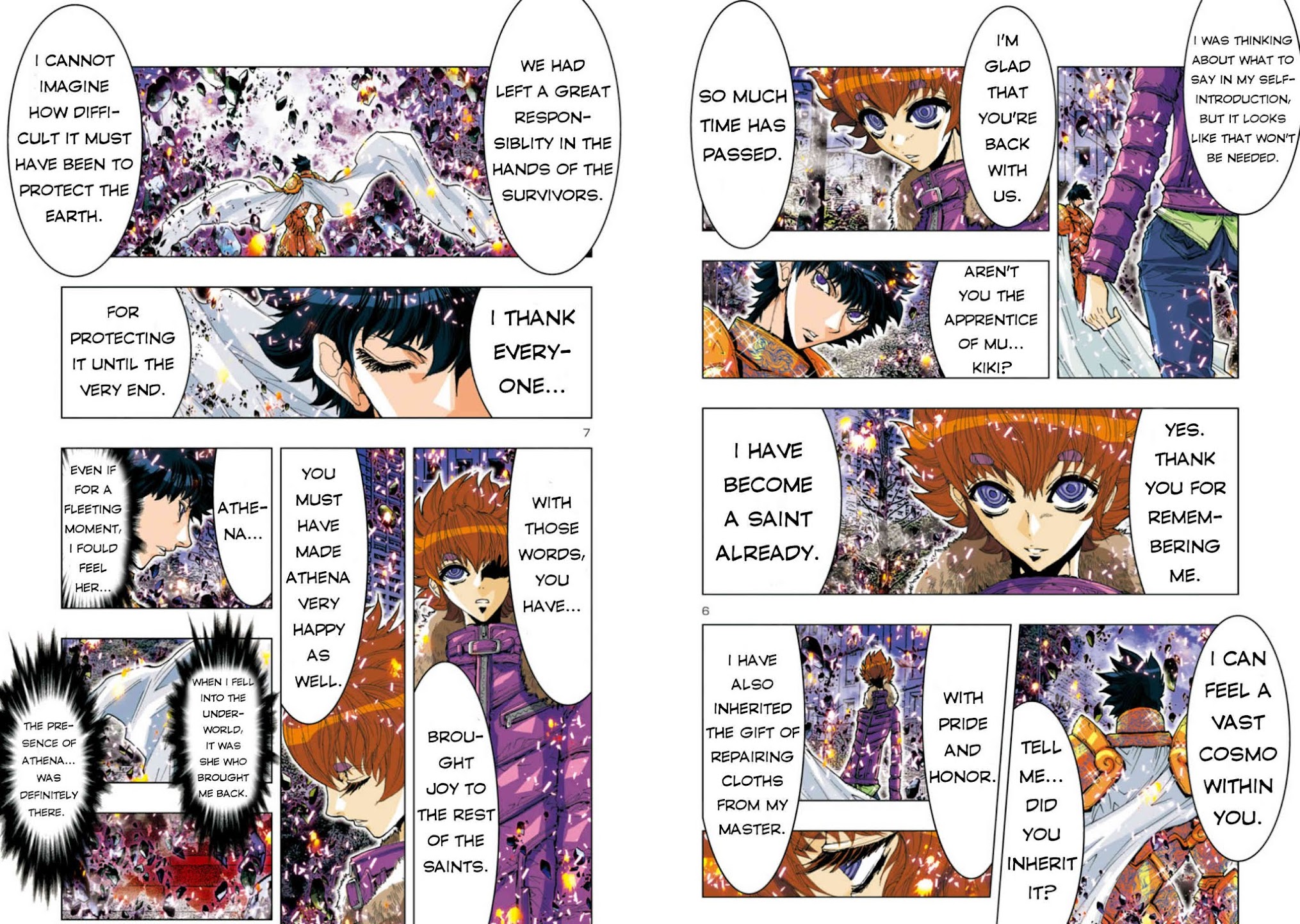 Saint Seiya Episode.G -Assassin- Chapter 35 page 6 - Chapter 35: Tomoe