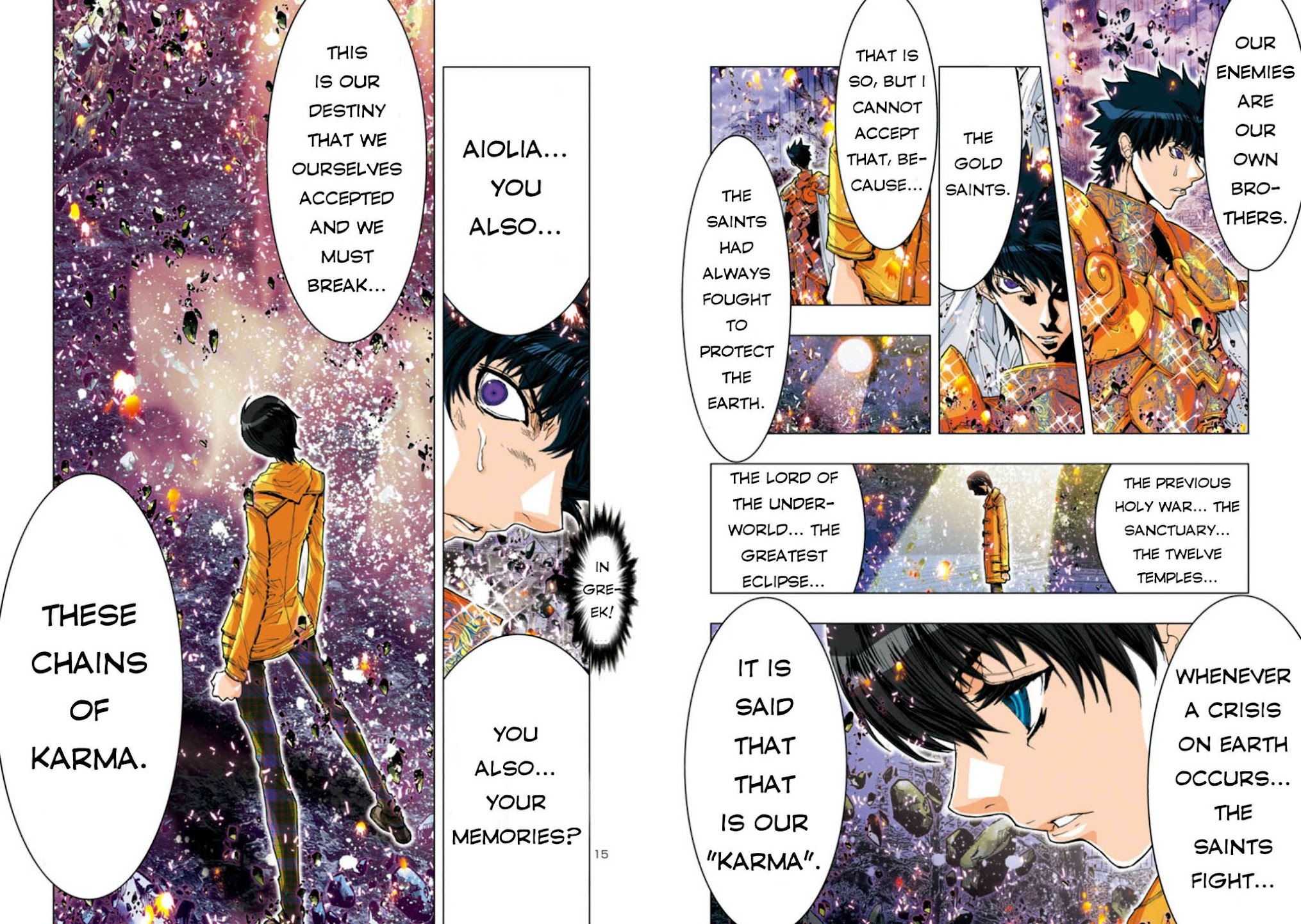 Saint Seiya Episode.G -Assassin- Chapter 36 page 10 - Chapter 36: The Lost Saint