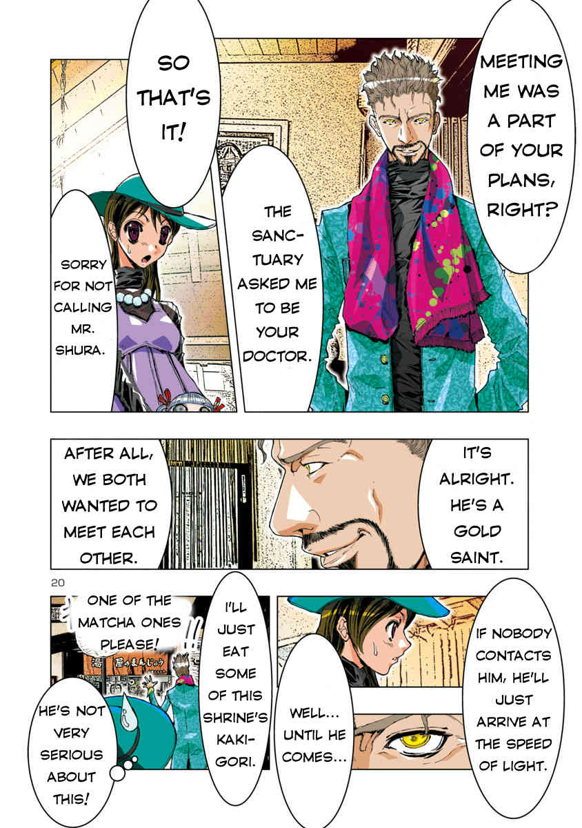 Saint Seiya Episode.G -Assassin- Chapter 37 page 13 - Chapter 37: The Healer
