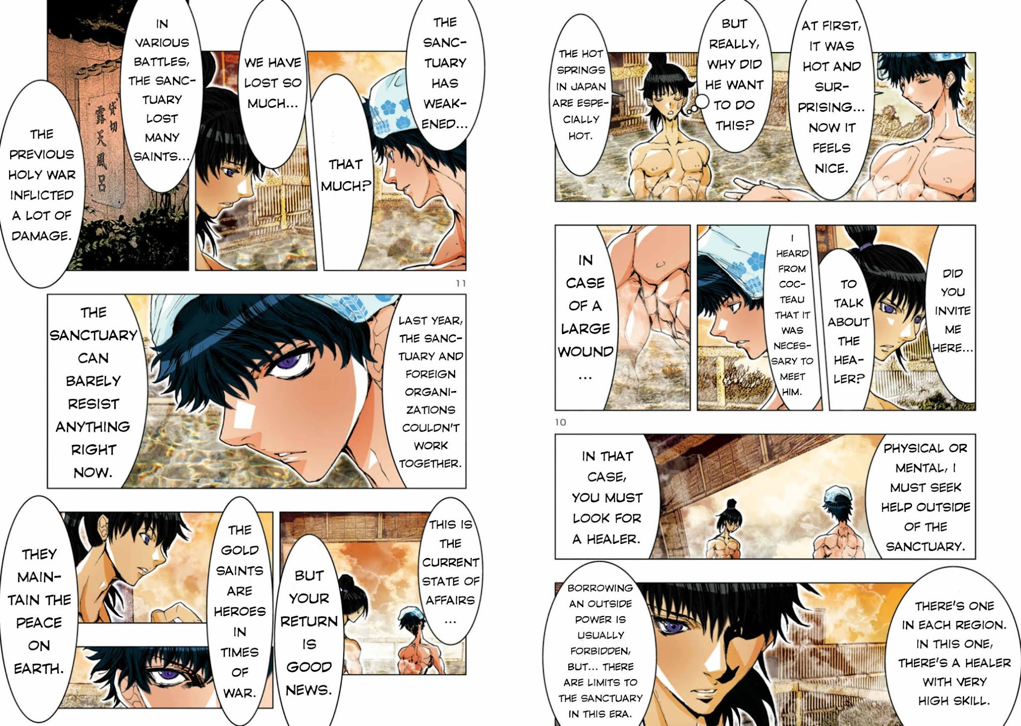 Saint Seiya Episode.G -Assassin- Chapter 37 page 8 - Chapter 37: The Healer