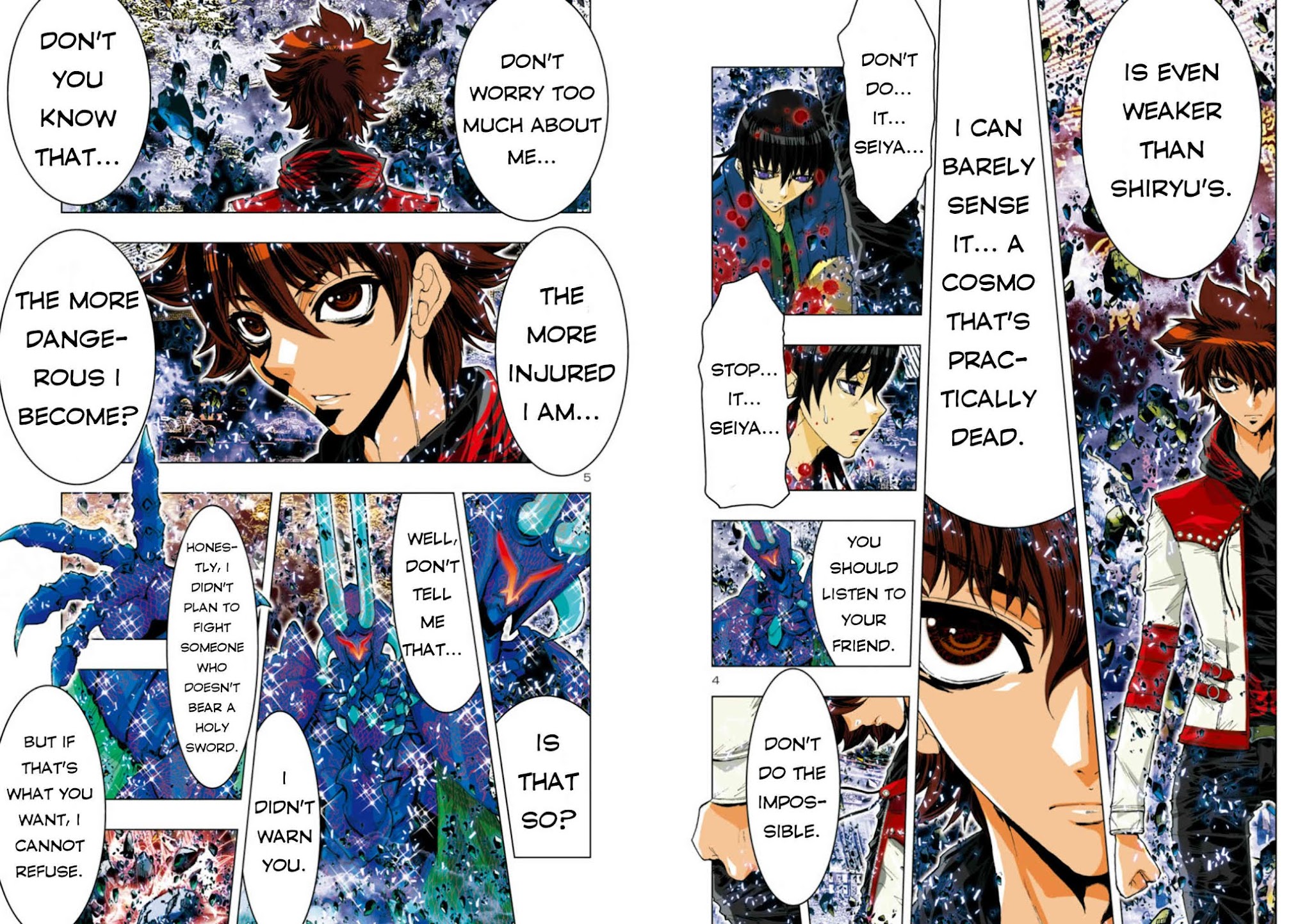 Saint Seiya Episode.G -Assassin- Chapter 40 page 5 - Chapter 40: Saint Seiya!!