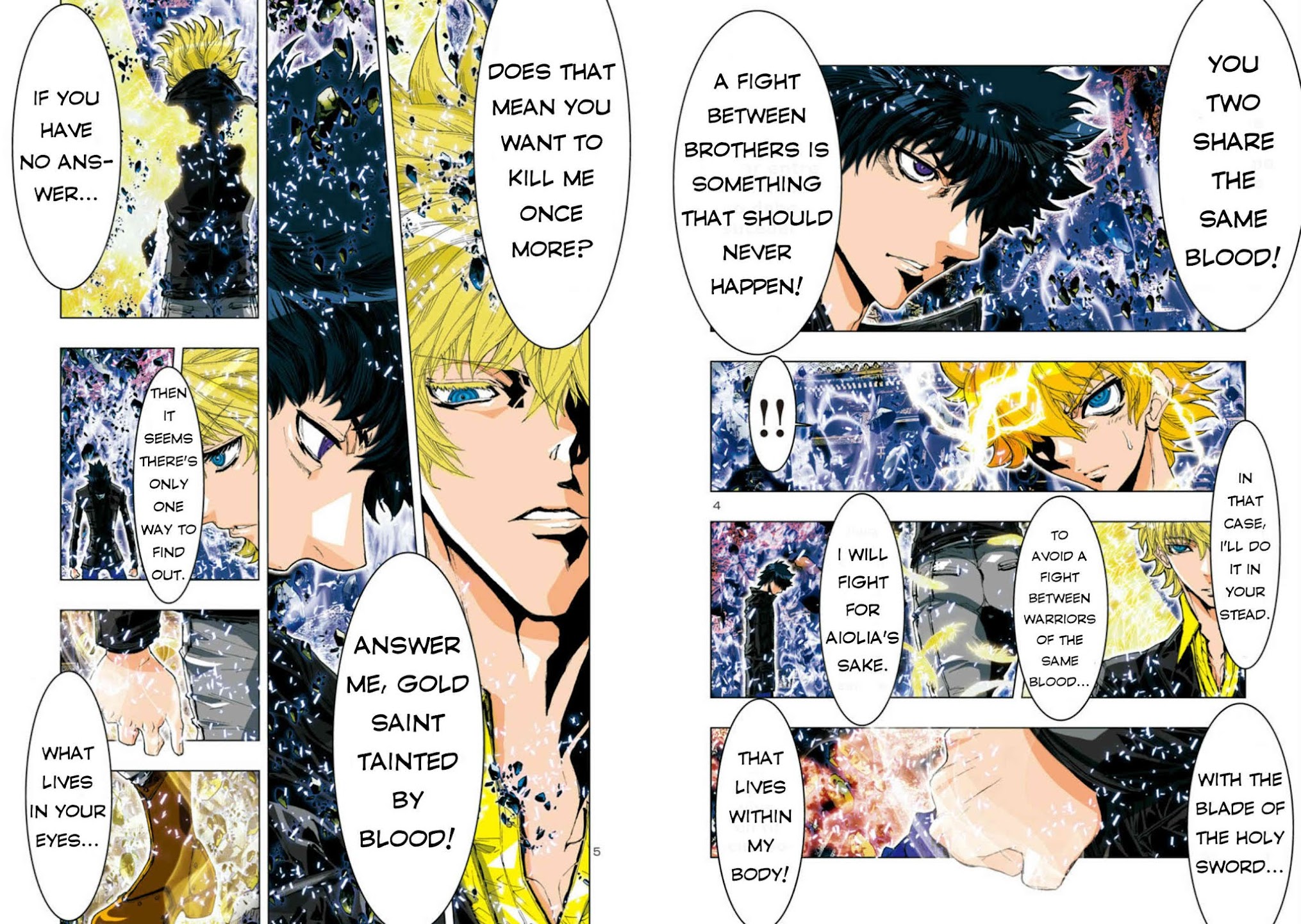 Saint Seiya Episode.G -Assassin- Chapter 47 page 5 - Chapter 47: Telios