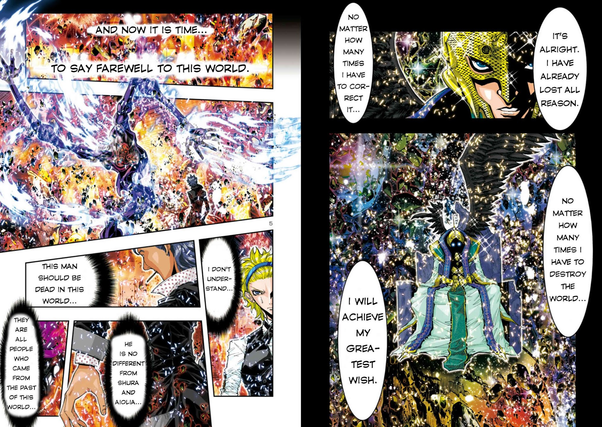 Saint Seiya Episode.G -Assassin- Chapter 50 page 5 - Chapter 50: Deathmask