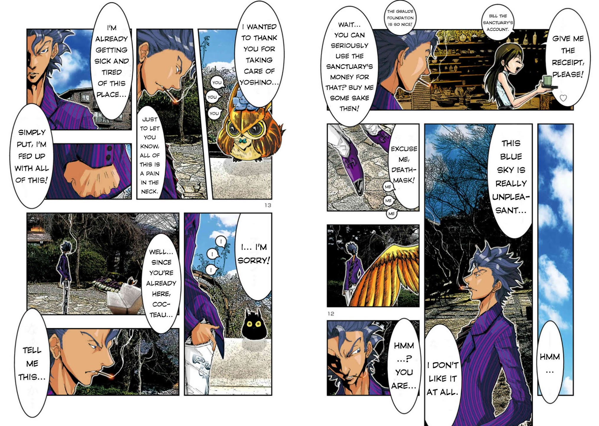 Saint Seiya Episode.G -Assassin- Chapter 51 page 10 - Chapter 51: A Wild Beast