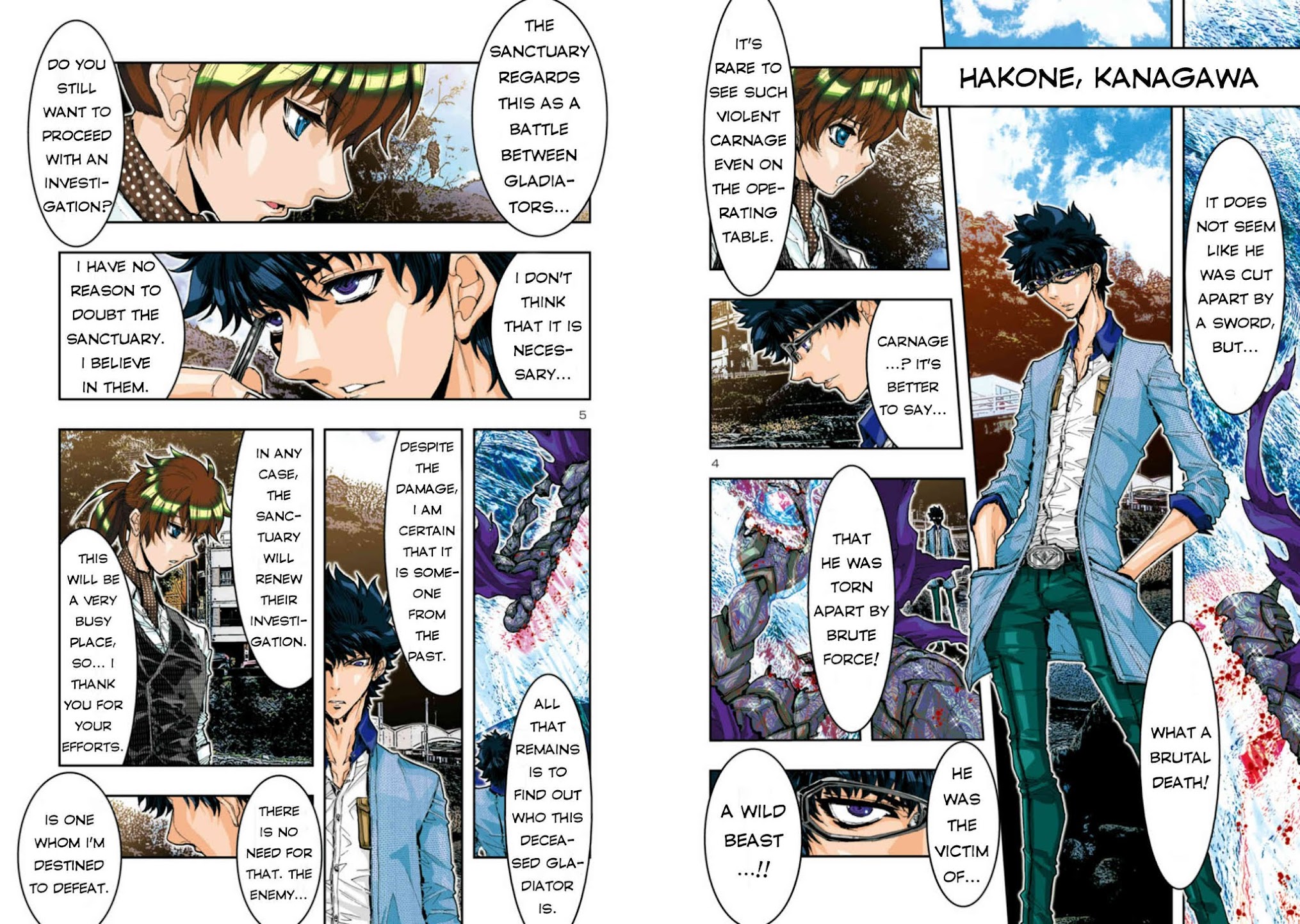 Saint Seiya Episode.G -Assassin- Chapter 51 page 6 - Chapter 51: A Wild Beast