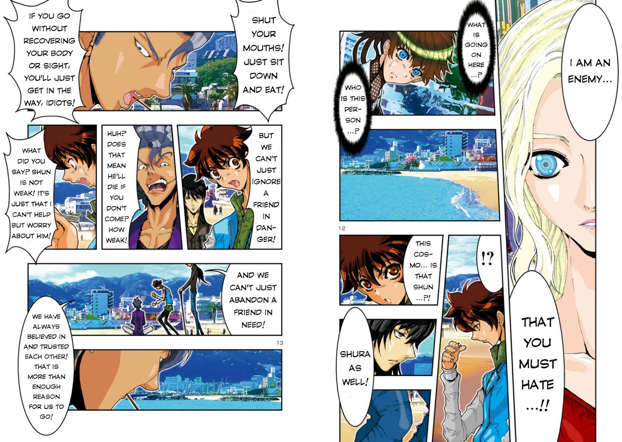 Saint Seiya Episode.G -Assassin- Chapter 53 page 10 - Chapter 53: Vigorous Arm