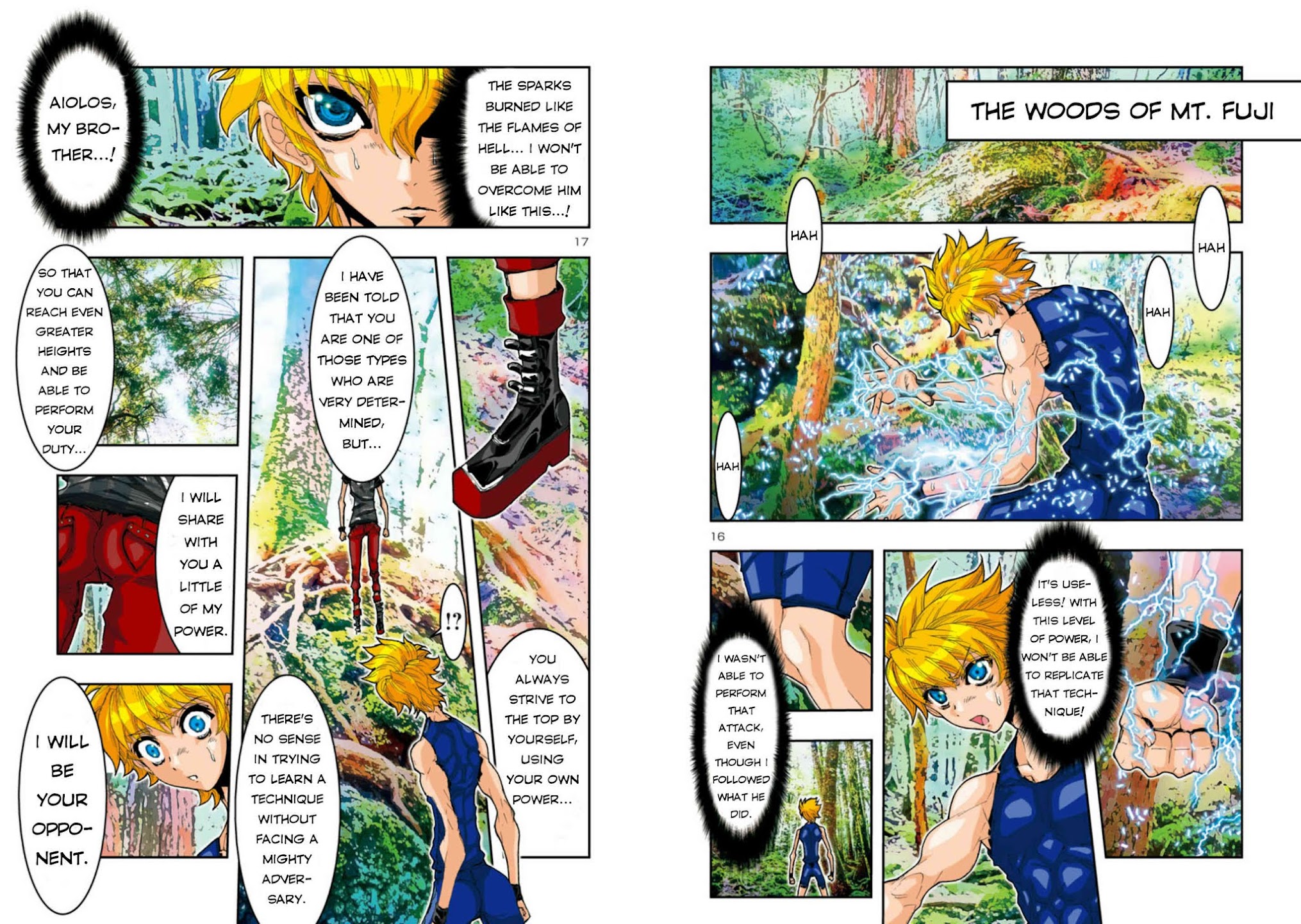 Saint Seiya Episode.G -Assassin- Chapter 53 page 12 - Chapter 53: Vigorous Arm
