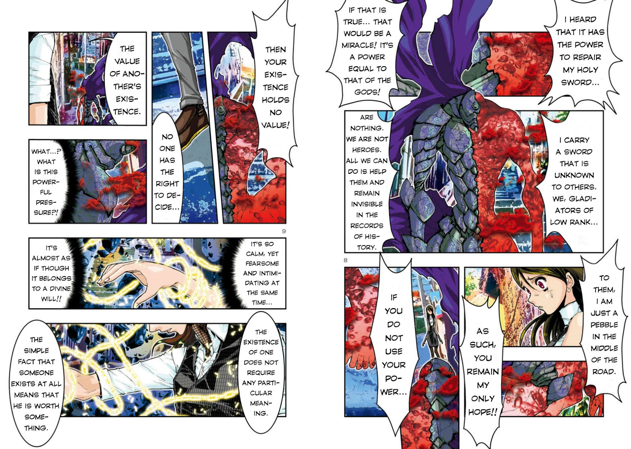 Saint Seiya Episode.G -Assassin- Chapter 53 page 8 - Chapter 53: Vigorous Arm