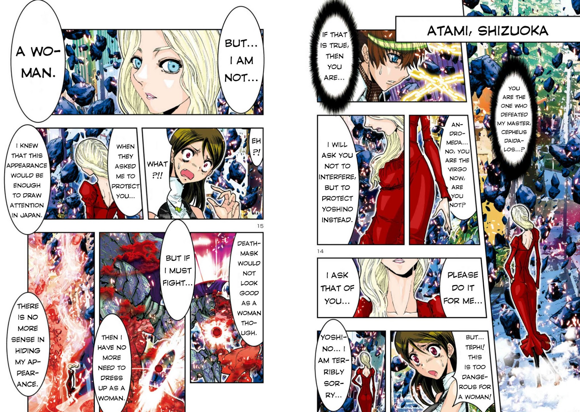 Saint Seiya Episode.G -Assassin- Chapter 54 page 11 - Chapter 54: Circular Sword