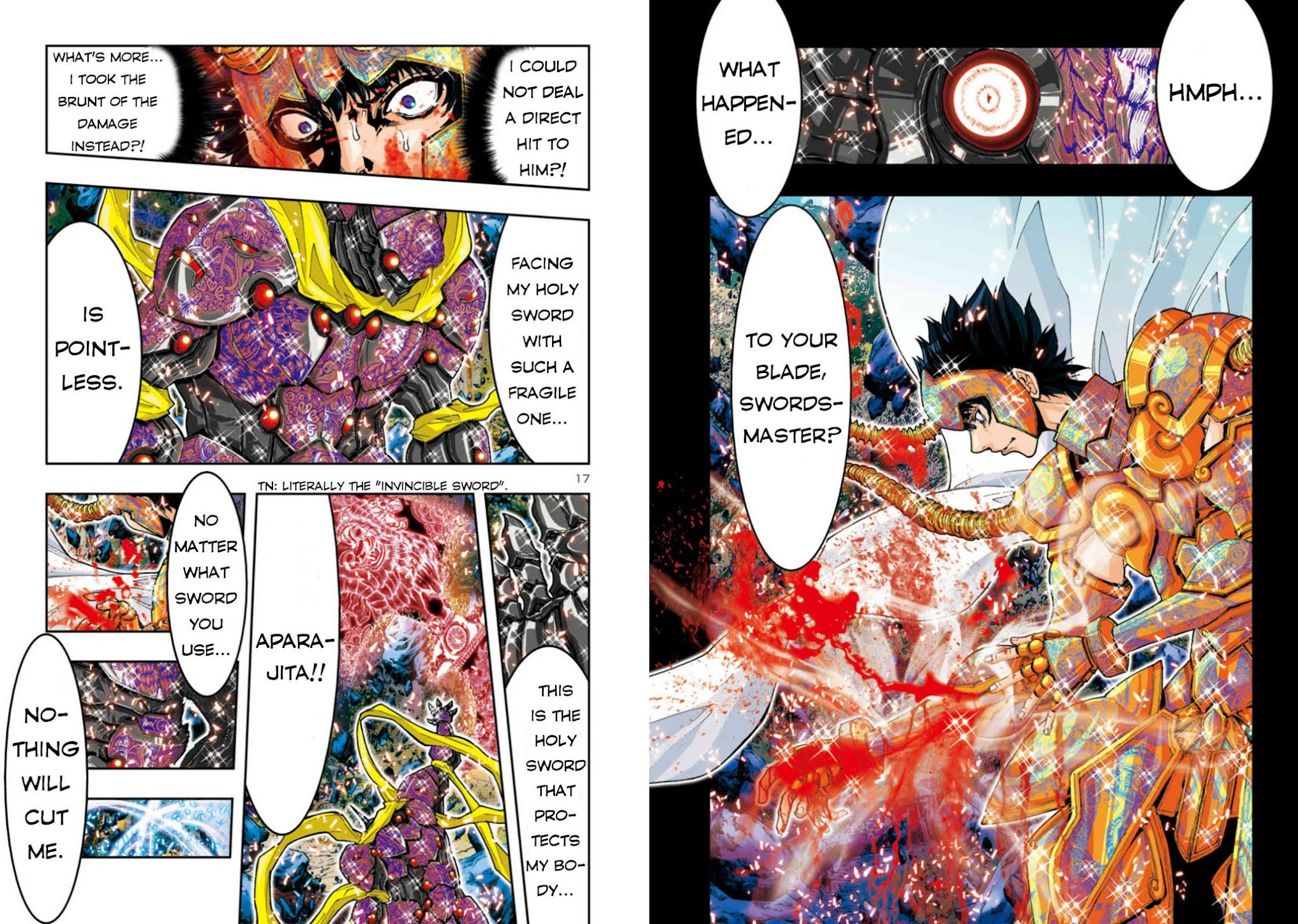 Saint Seiya Episode.G -Assassin- Chapter 56 page 12 - Chapter 56: The Windstorm