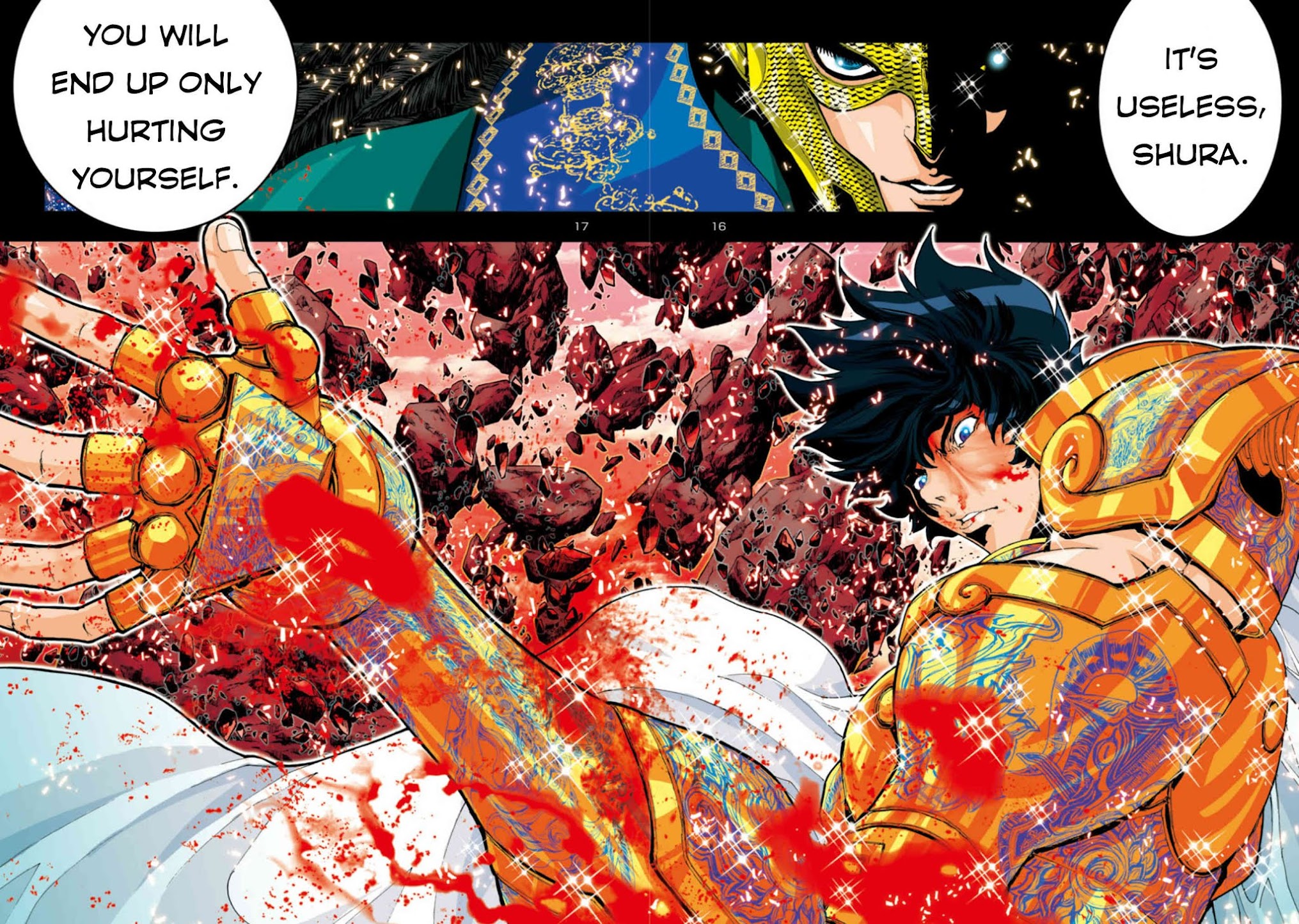 Saint Seiya Episode.G -Assassin- Chapter 57 page 12 - Chapter 57: Astral Armor