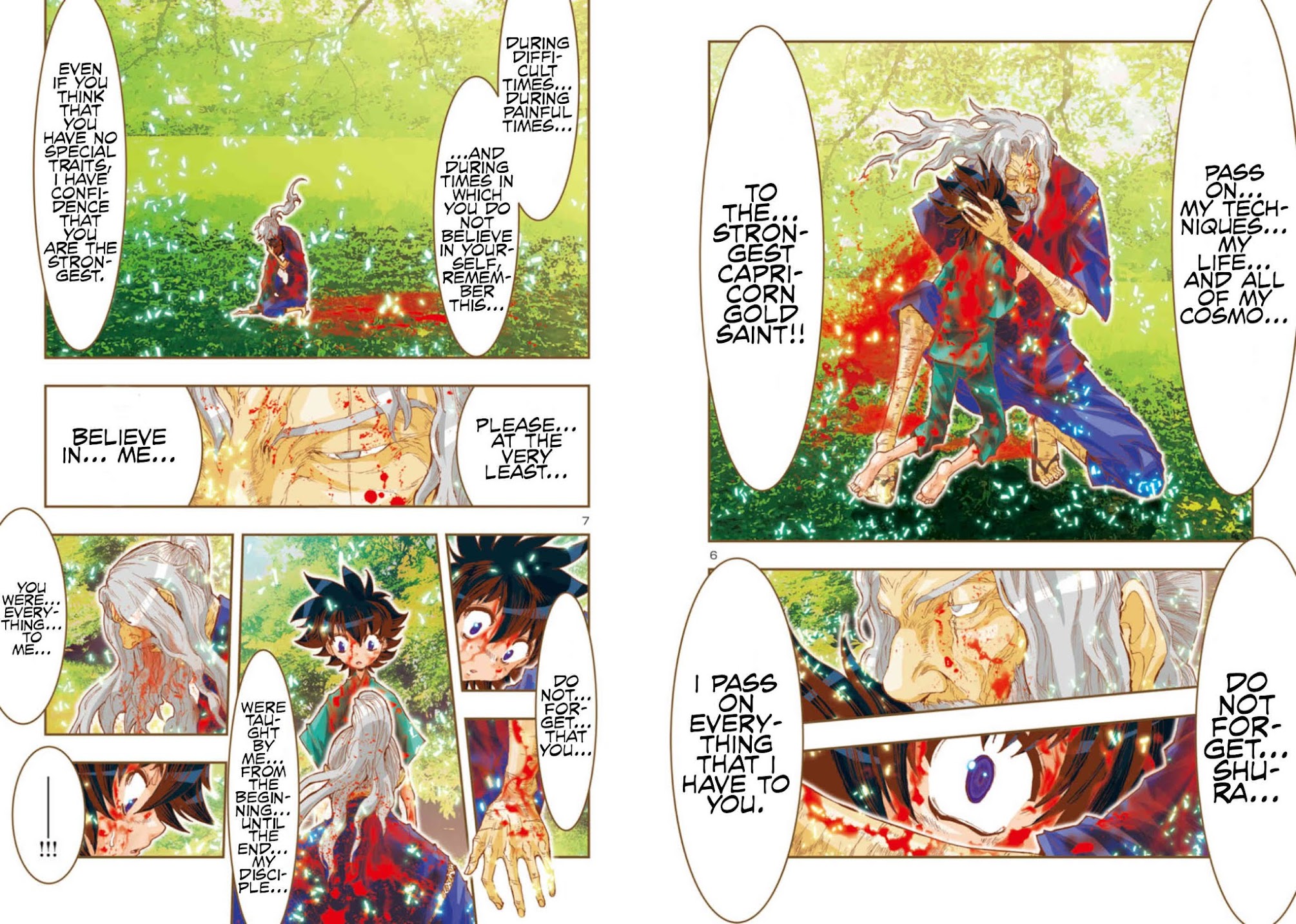 Saint Seiya Episode.G -Assassin- Chapter 60 page 7 - Chapter 60: The Strongest Disciple