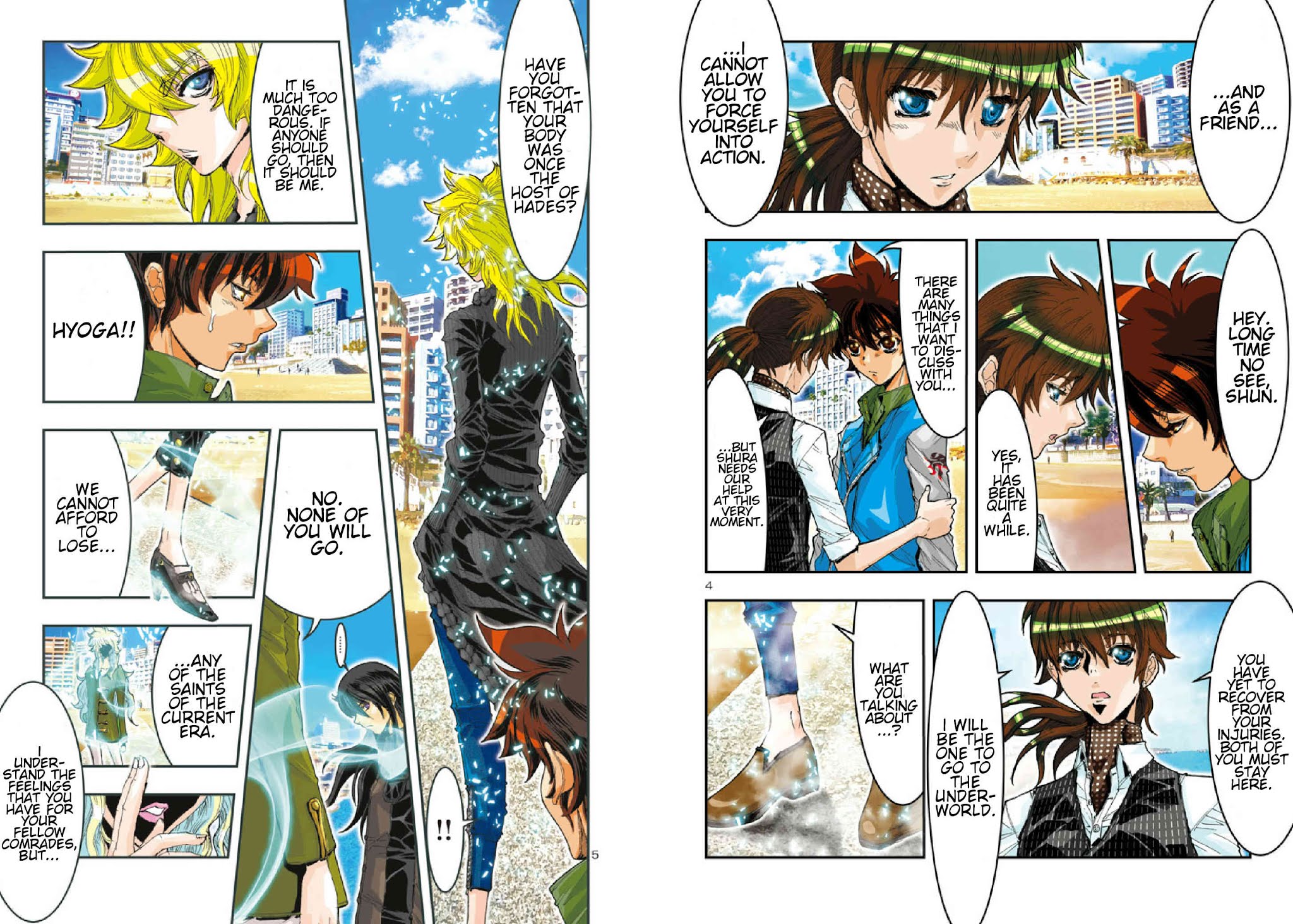 Saint Seiya Episode.G -Assassin- Chapter 63 page 6 - Chapter 63: Shadow of the Underworld