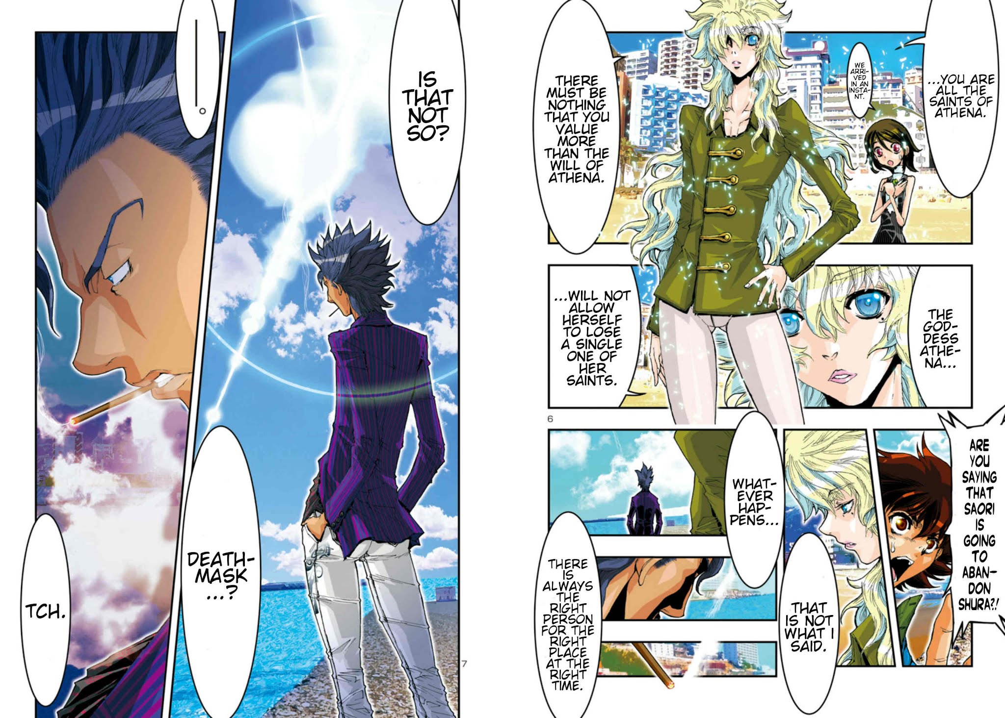 Saint Seiya Episode.G -Assassin- Chapter 63 page 7 - Chapter 63: Shadow of the Underworld