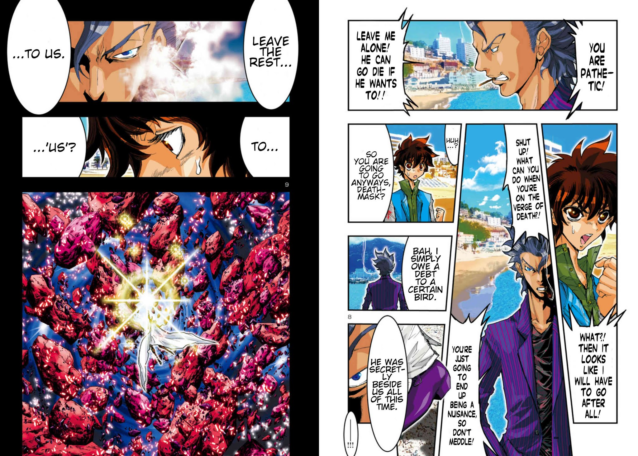 Saint Seiya Episode.G -Assassin- Chapter 63 page 8 - Chapter 63: Shadow of the Underworld