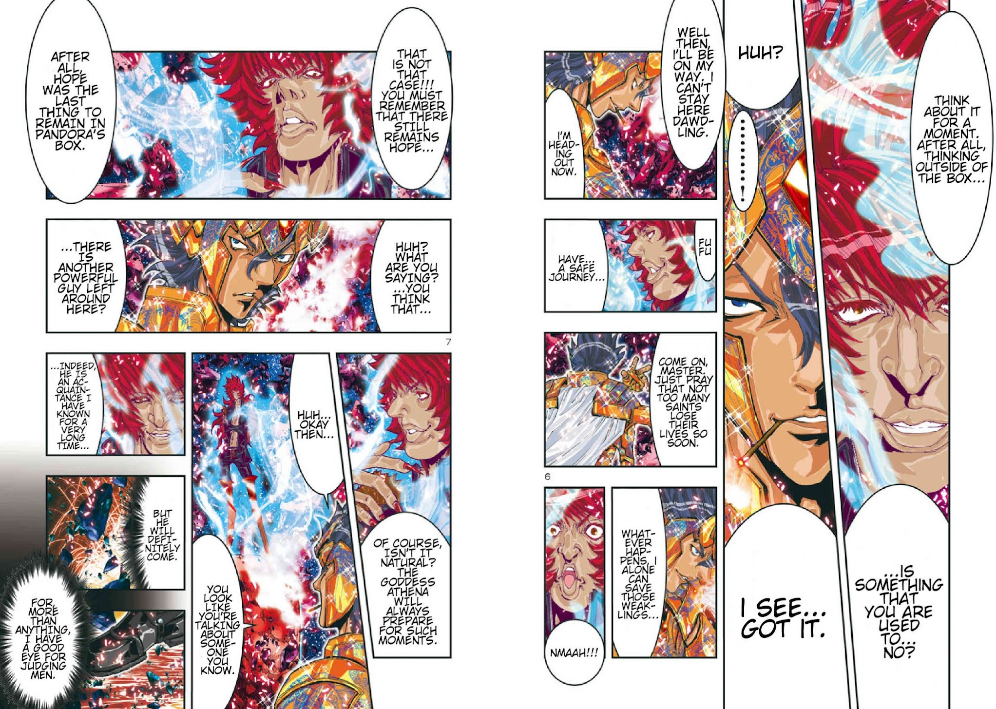 Saint Seiya Episode.G -Assassin- Chapter 65 page 7 - Chapter 65: Hope