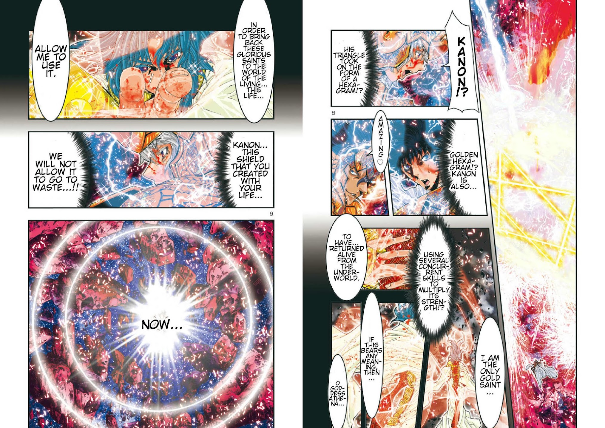 Saint Seiya Episode.G -Assassin- Chapter 67 page 8 - Chapter 67: Soul Friend
