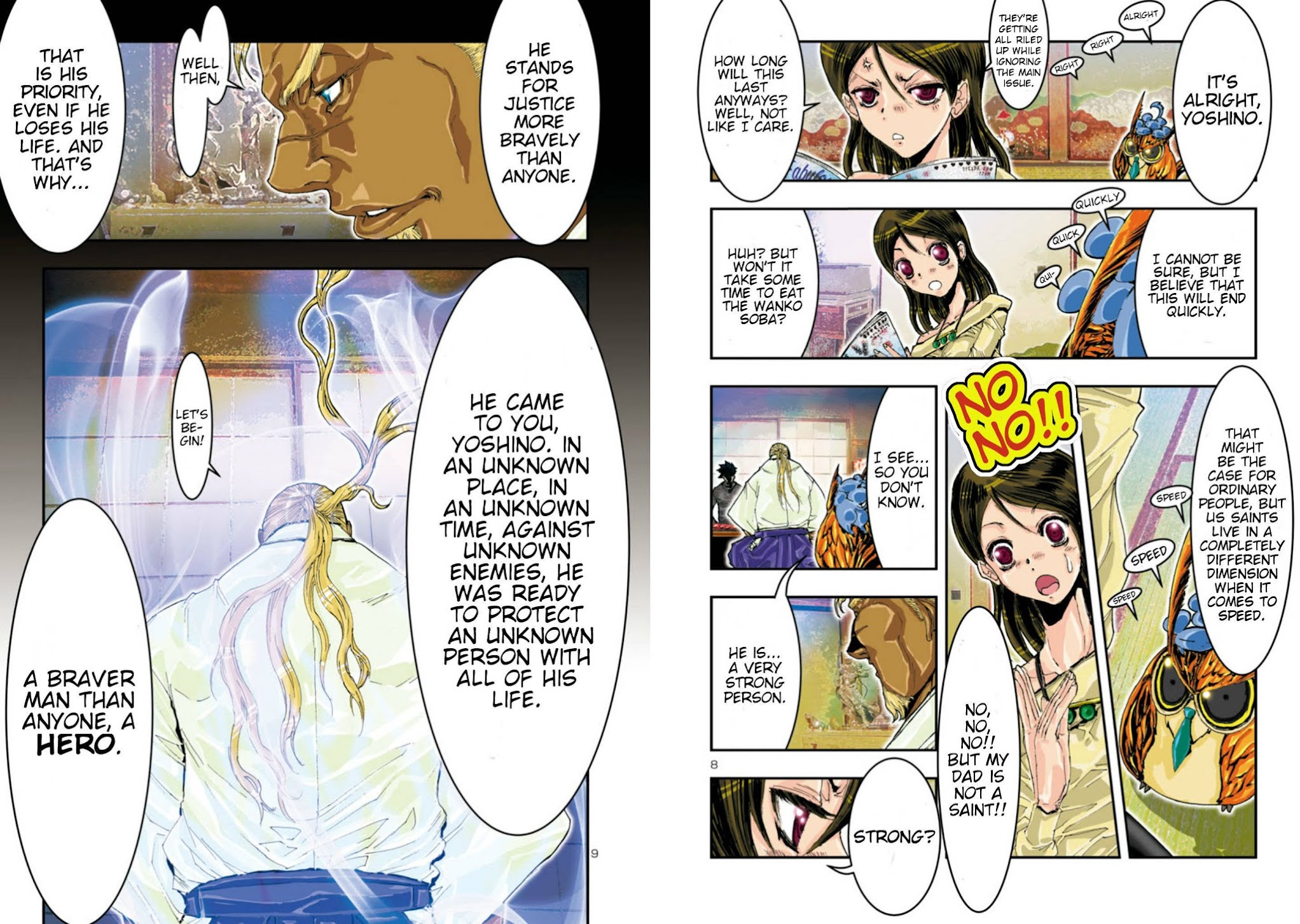 Saint Seiya Episode.G -Assassin- Chapter 69 page 8 - Chapter 69: Soba