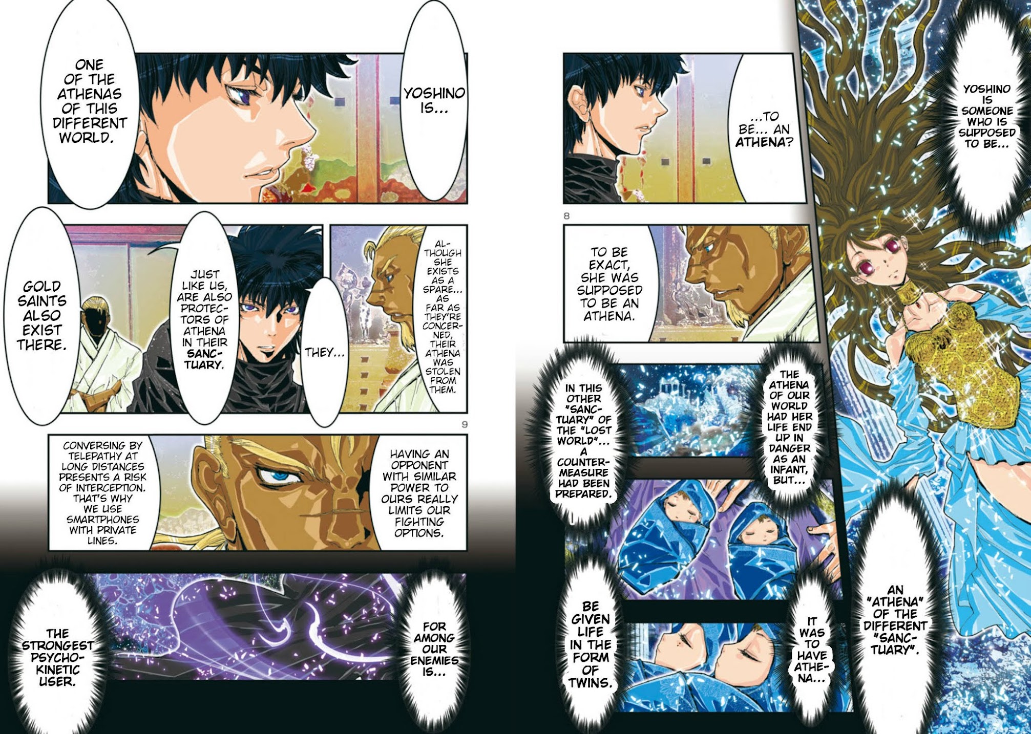 Saint Seiya Episode.G -Assassin- Chapter 70 page 8 - Chapter 70: Spare