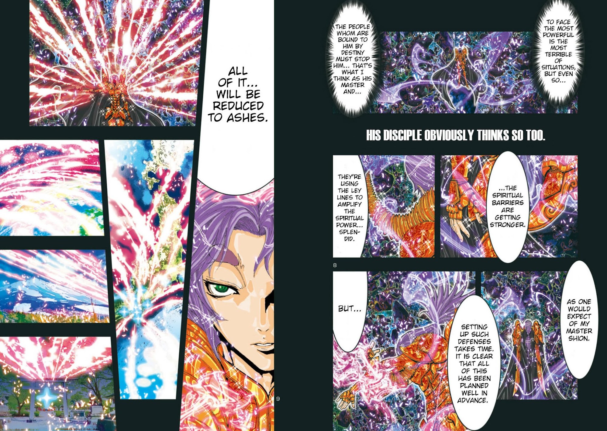 Saint Seiya Episode.G -Assassin- Chapter 72 page 8 - Chapter 72: Three Generations of Masters and Disciples