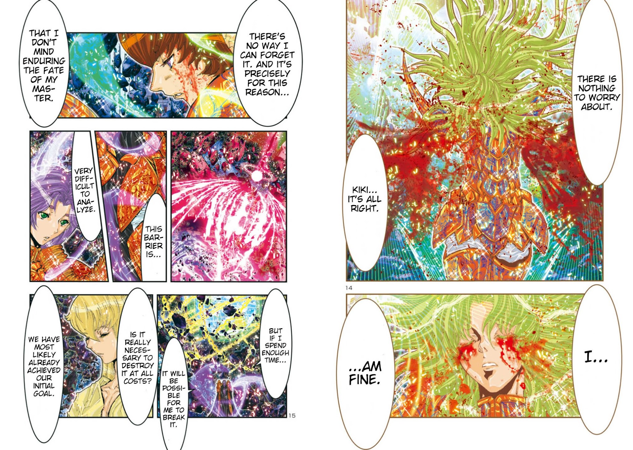 Saint Seiya Episode.G -Assassin- Chapter 74 page 11 - Chapter 74: Breakage Point