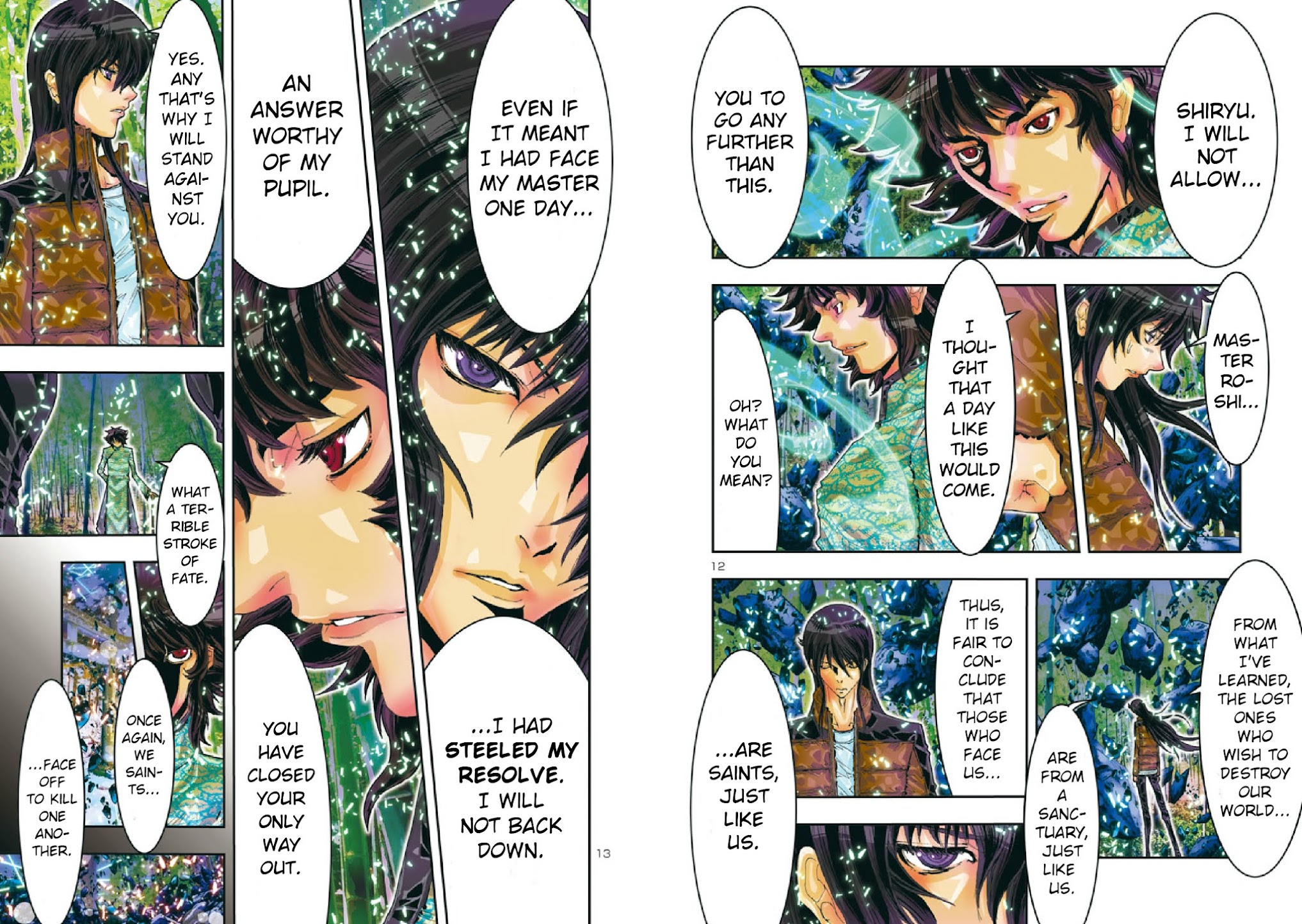 Saint Seiya Episode.G -Assassin- Chapter 77 page 10 - Chapter 77: To Never Retreat