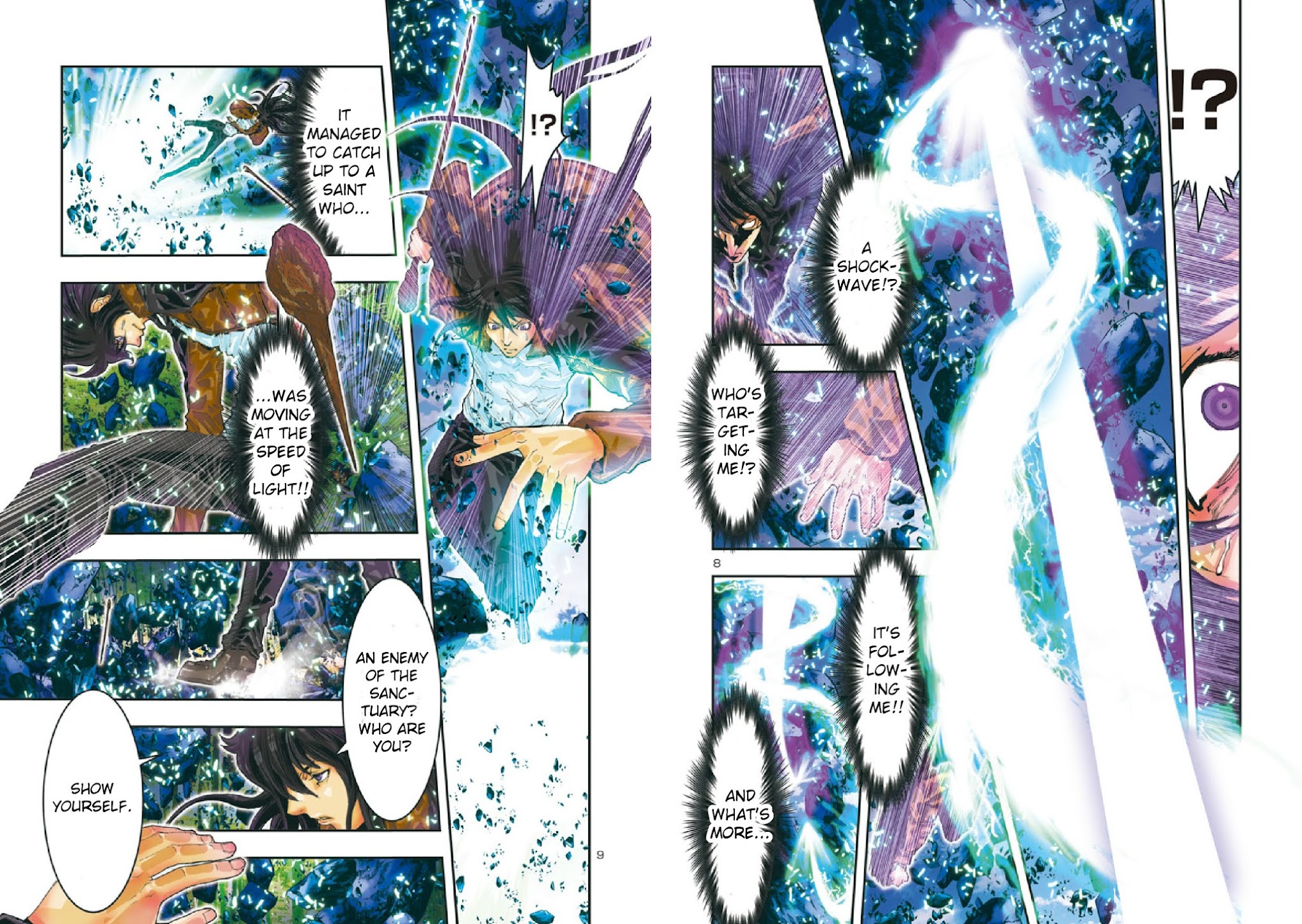 Saint Seiya Episode.G -Assassin- Chapter 77 page 8 - Chapter 77: To Never Retreat