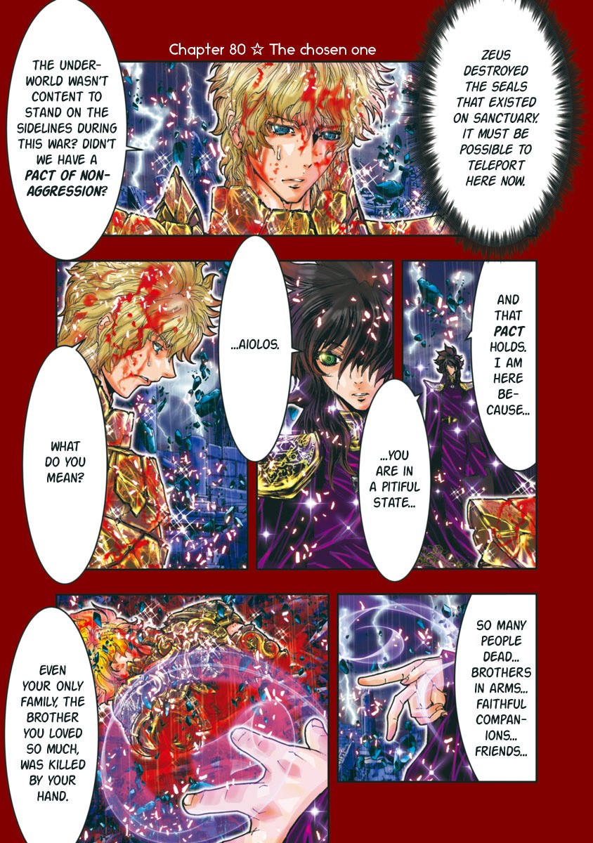 Saint Seiya Episode.G -Assassin- Chapter 80 page 1 - Chapter 80: The chosen one