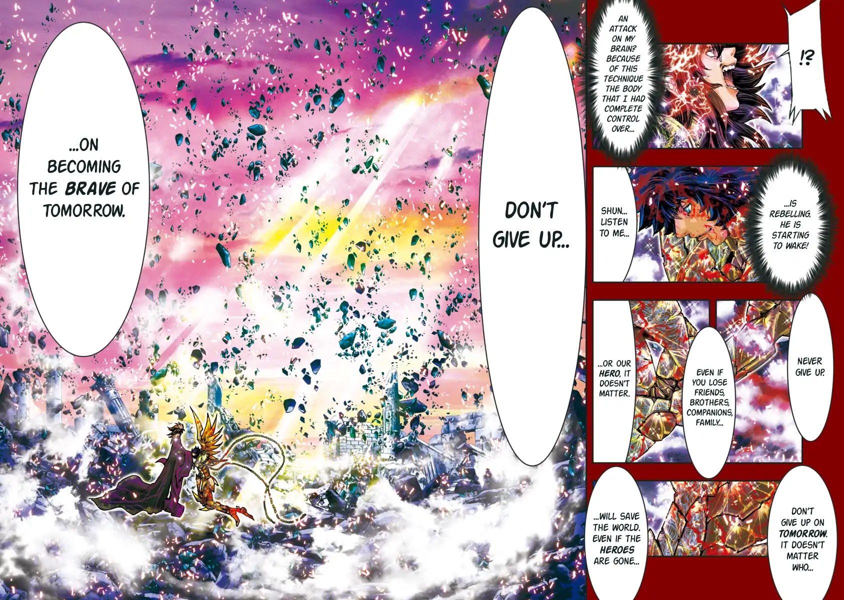 Saint Seiya Episode.G -Assassin- Chapter 81 page 14 - Chapter 81: Older brothers and younger brothers