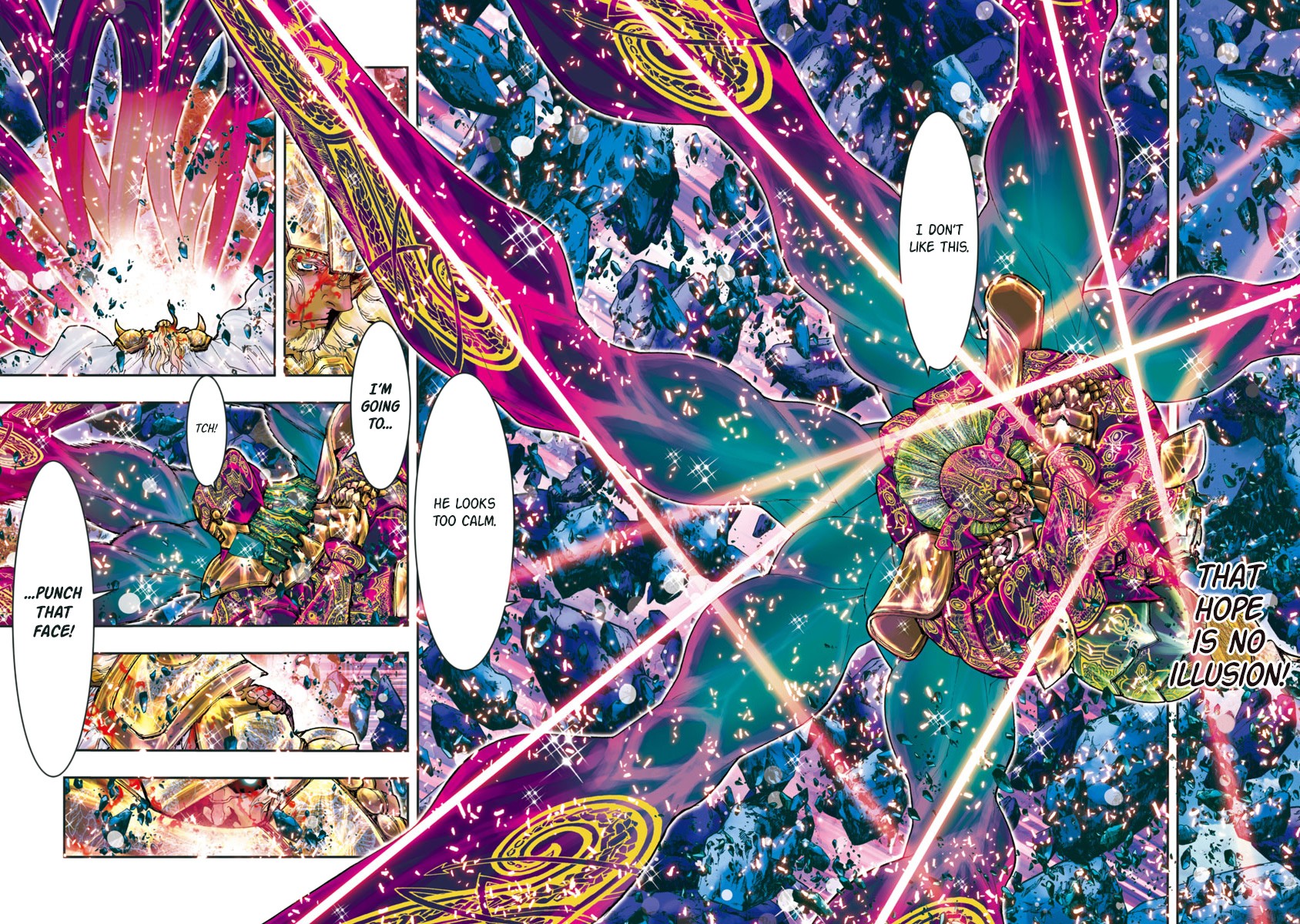 Saint Seiya Episode.G -Assassin- Chapter 83 page 7 - Chapter 83: Greatest horn