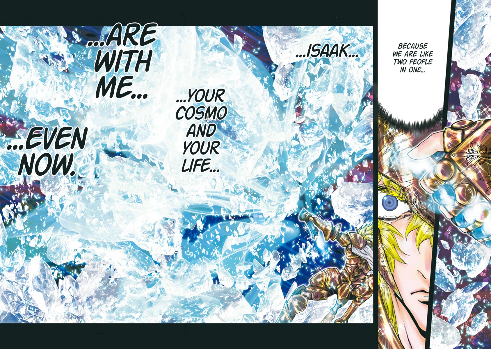 Saint Seiya Episode.G -Assassin- Chapter 92 page 13 - Chapter 92: Two people as one
