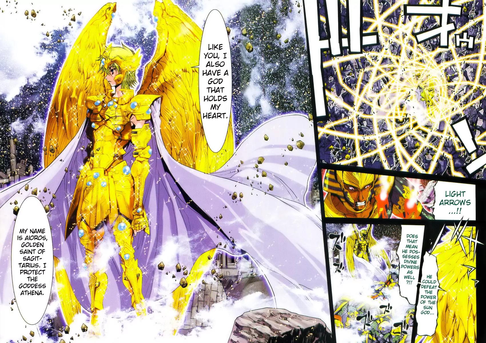 Saint Seiya Episode.G Chapter 17.5 page 9 - Chapter 17.5: The Golden Wings