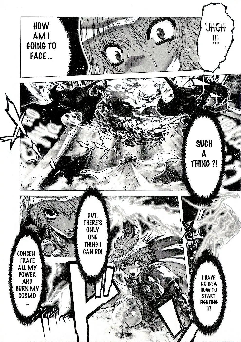 Saint Seiya Episode.G Chapter 48 page 21 - Chapter 48: The One Who Carries the Universe