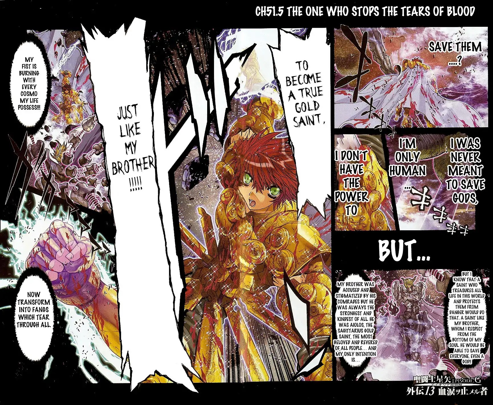 Saint Seiya Episode.G Chapter 51.5 page 3 - Chapter 51.5: The One Who Stops the Tears of Blood