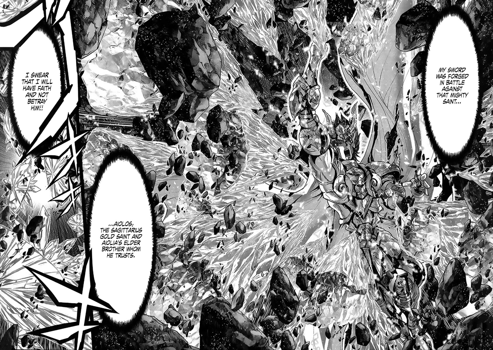 Saint Seiya Episode.G Chapter 54 page 23 - Chapter 54: Those Who Cross Swords