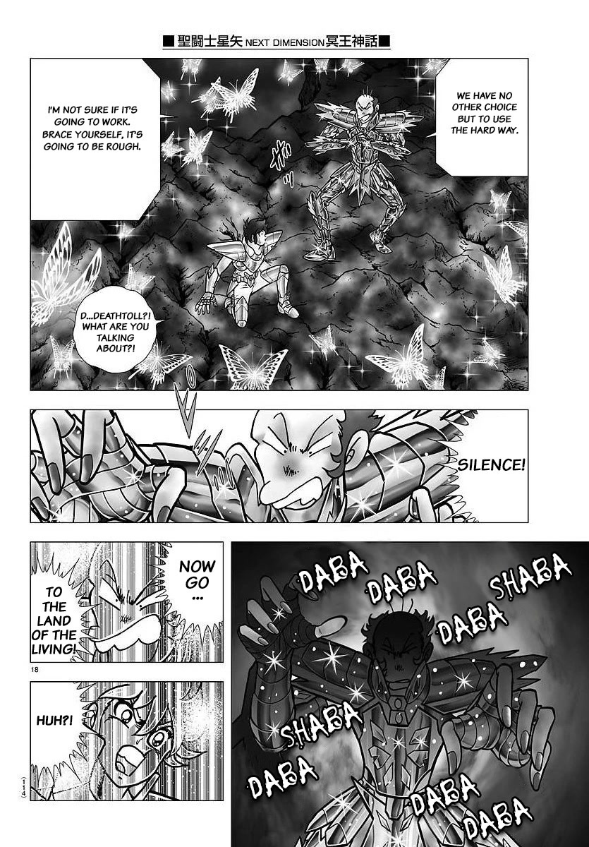 Saint Seiya - Next Dimension Chapter 104 page 18 - Chapter 104: Towards the land of the living