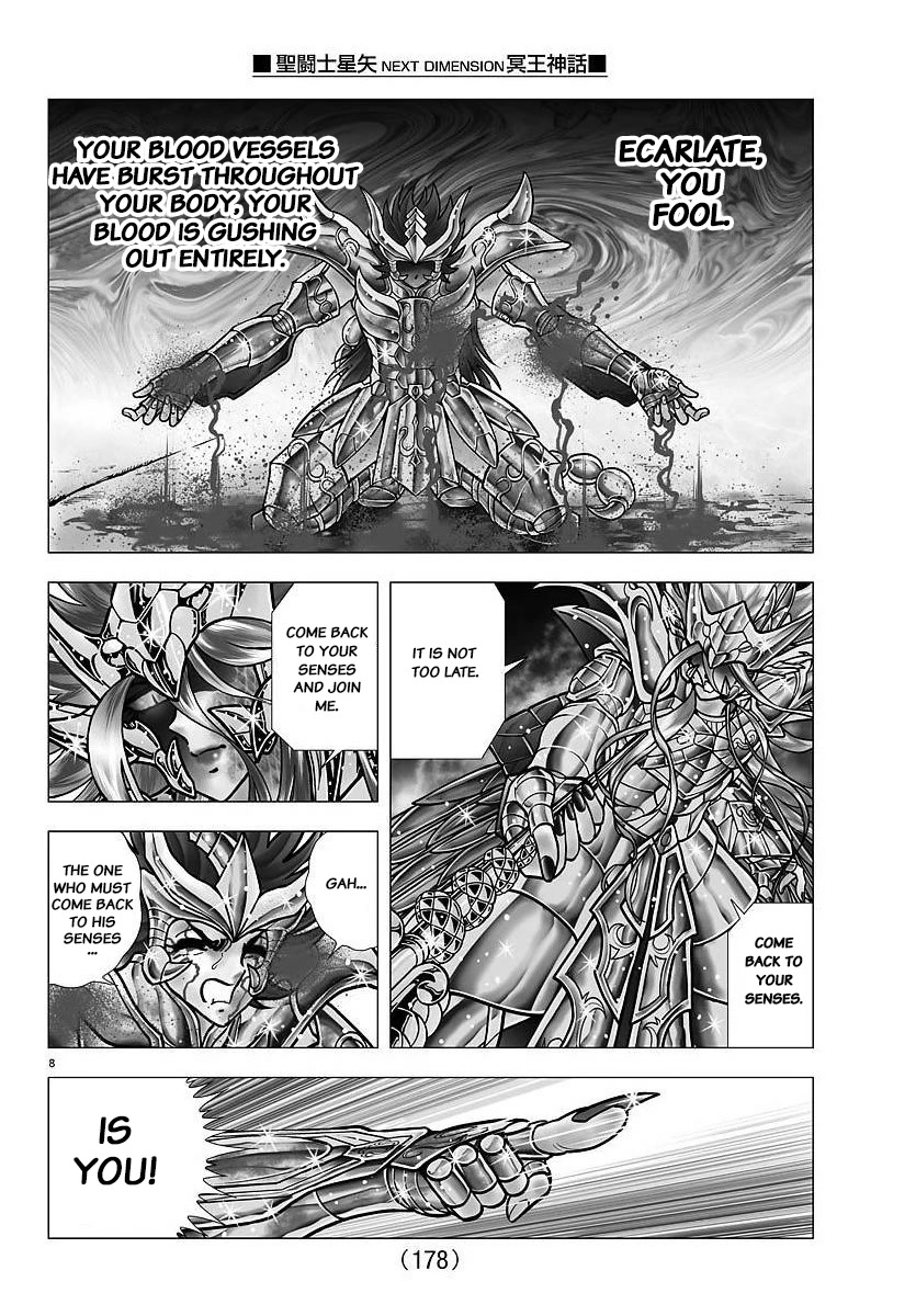 Saint Seiya - Next Dimension Chapter 107 page 8 - Chapter 107: The vanishing of Ecarlate