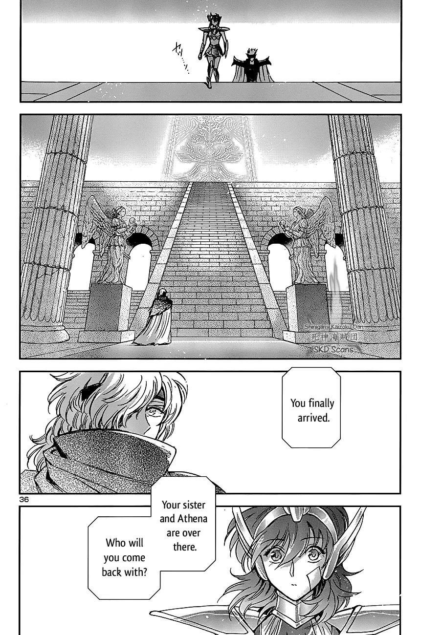 Saint Seiya - Saintia Shou Chapter 30 page 34 - Chapter 30: Conflicted Feelings