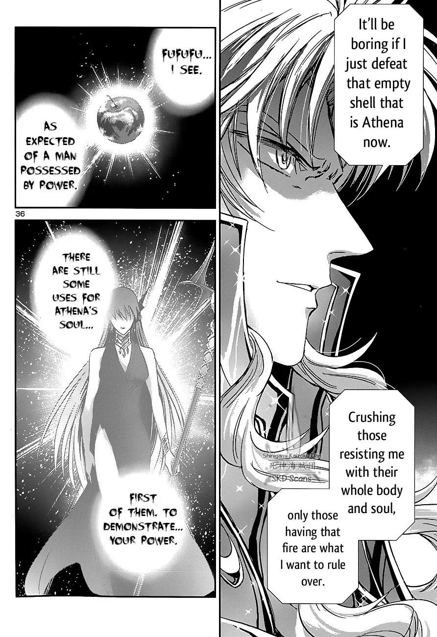 Saint Seiya - Saintia Shou Chapter 34 page 35 - Chapter 34: The Temple of the Moon