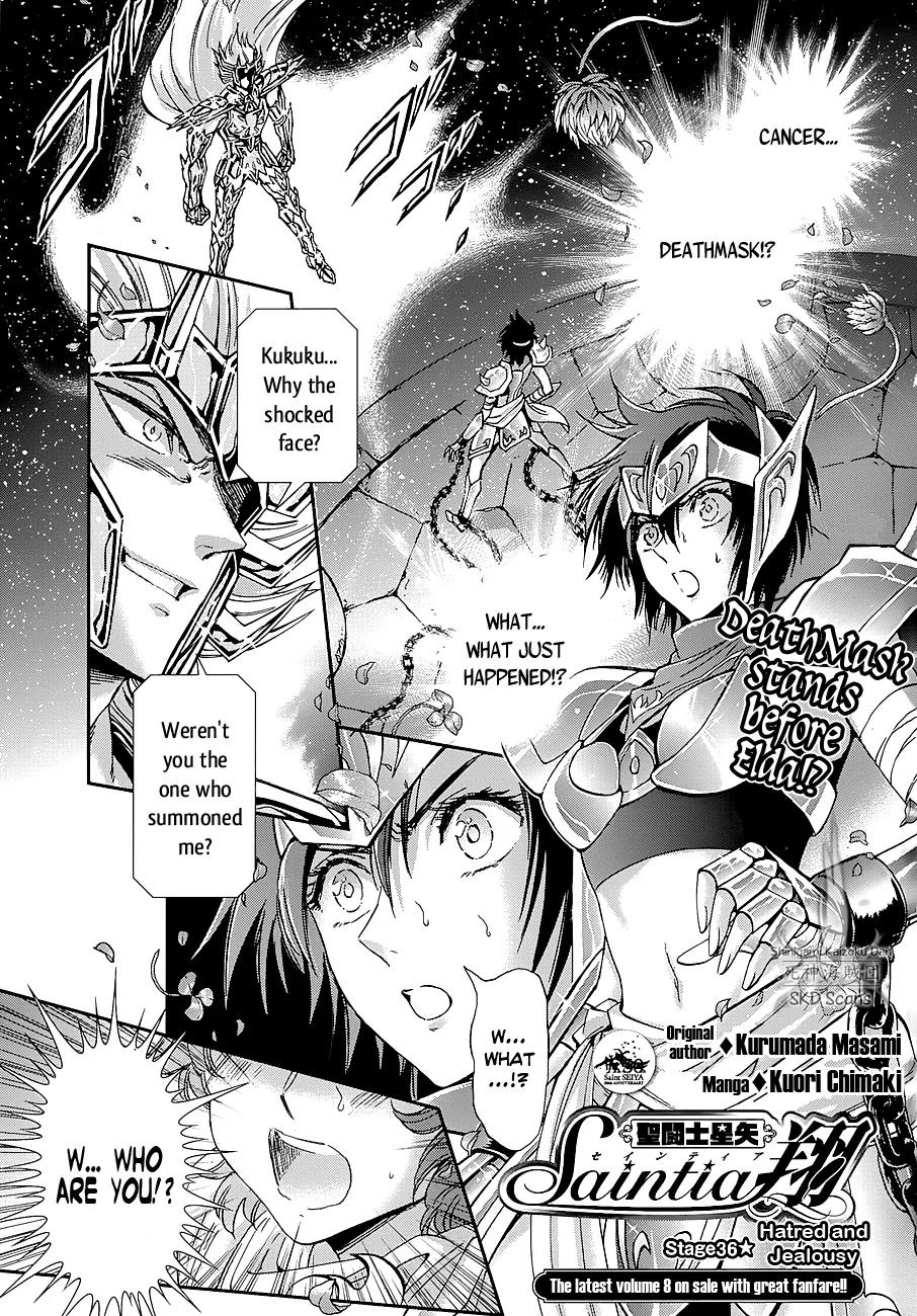 Saint Seiya - Saintia Shou Chapter 36 page 2 - Chapter 36: Hatred and Jealousy