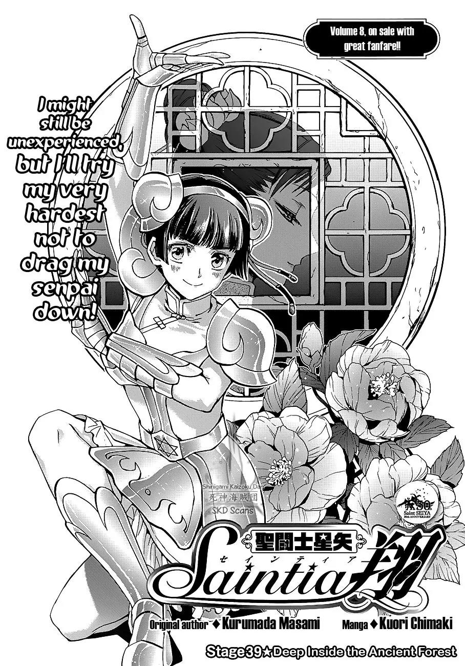 Saint Seiya - Saintia Shou Chapter 39 page 2 - Chapter 39: Deep Inside the Ancient Forest