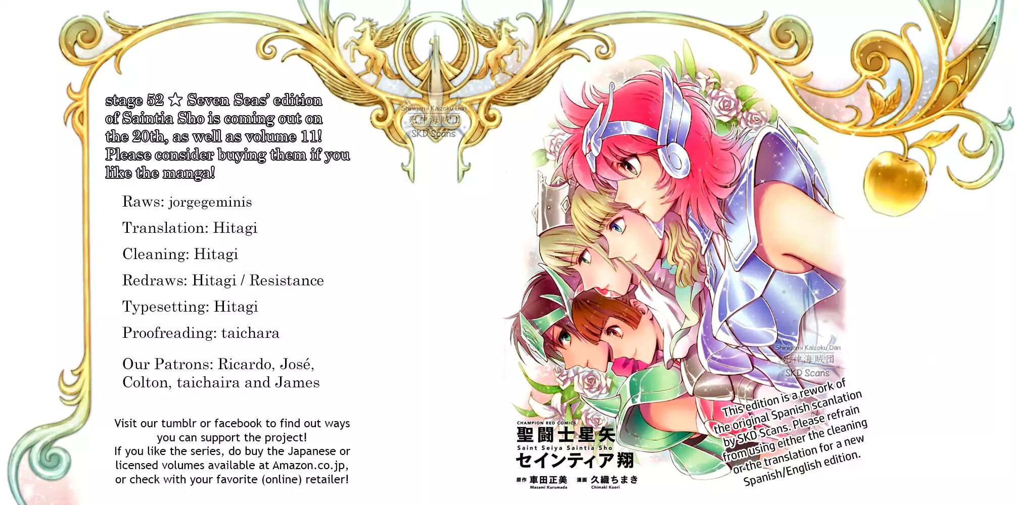 Saint Seiya - Saintia Shou Chapter 52 page 1 - Chapter 52: Golden Soul
